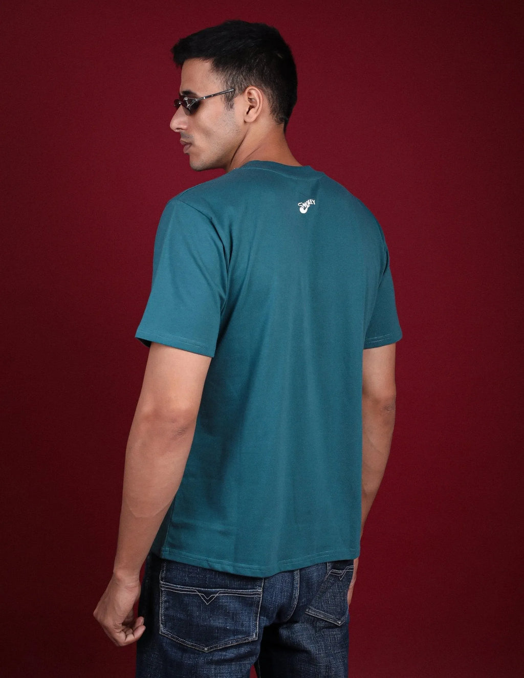 Oversized Compass Graphic T-Shirt