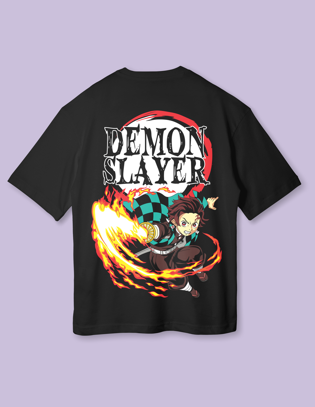 Demon Slayer Printed Round Neck cotton T-Shirt