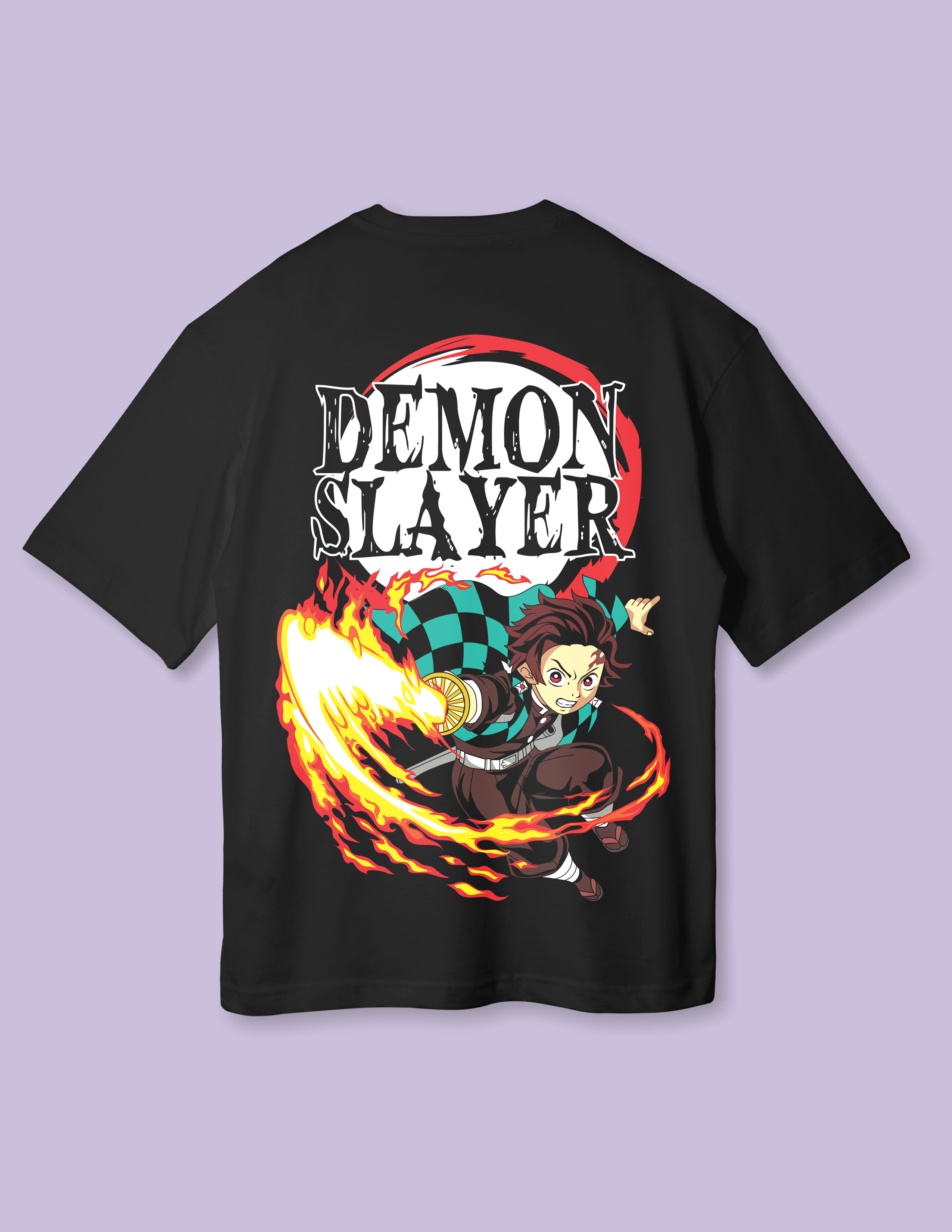Demon Slayer Printed Round Neck cotton T-Shirt