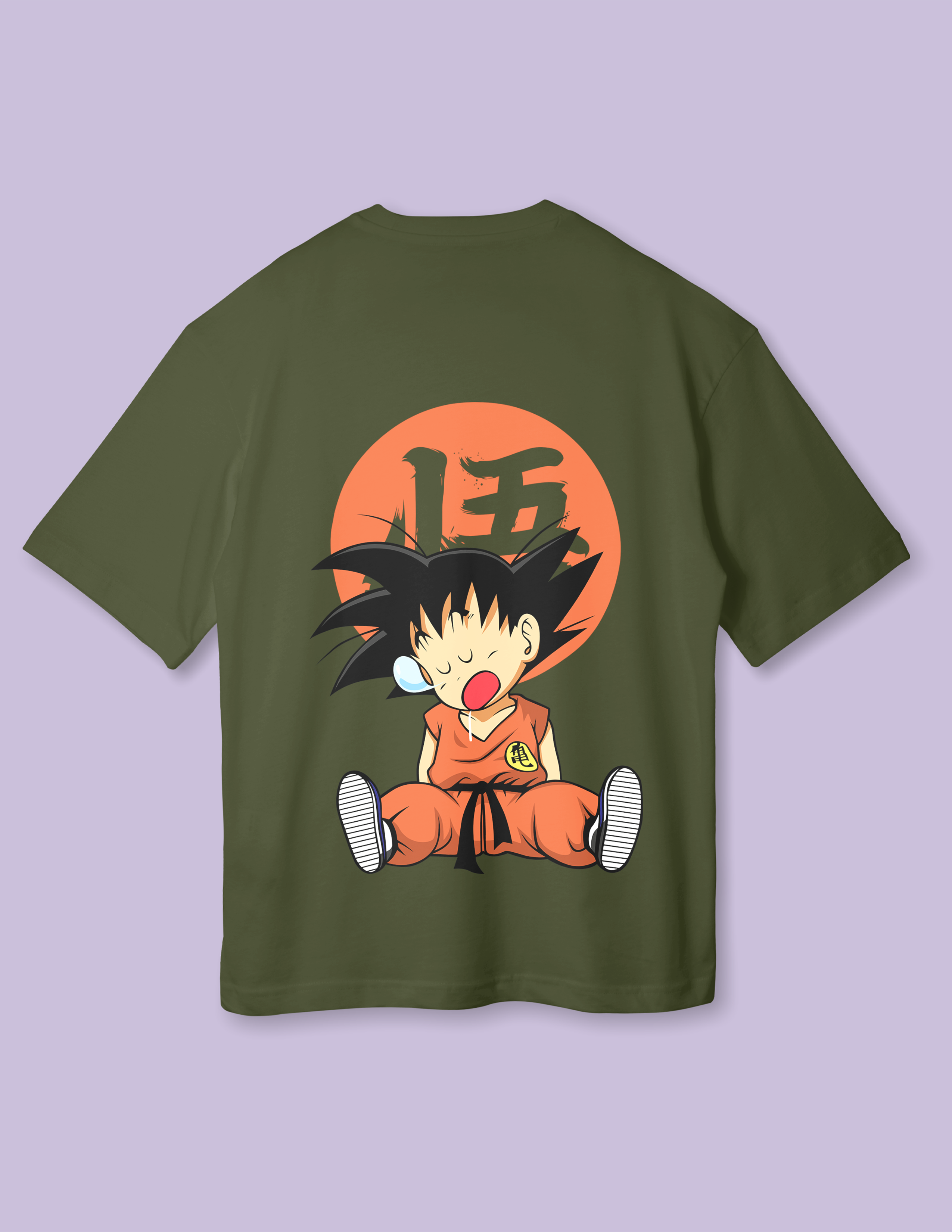 Goku print Oversized Fit Tee