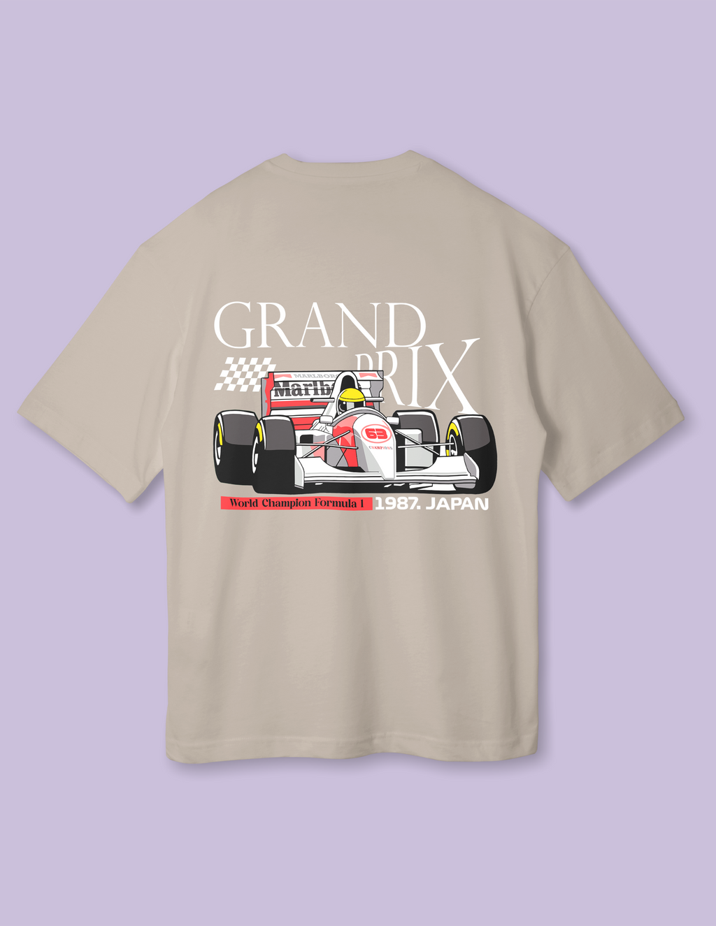 Unisex Grand Prix Japan Oversized Tee