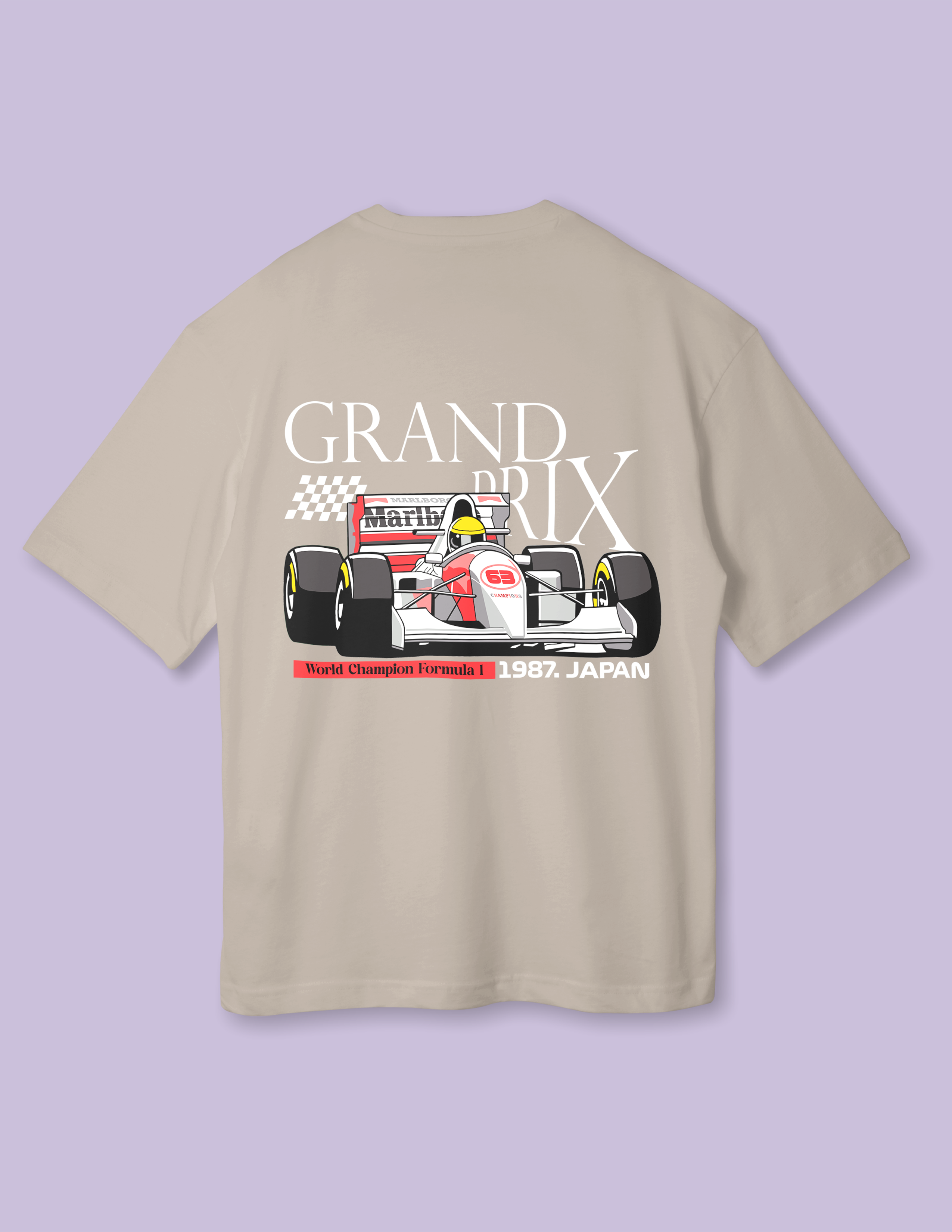 Unisex Grand Prix Japan Oversized Tee