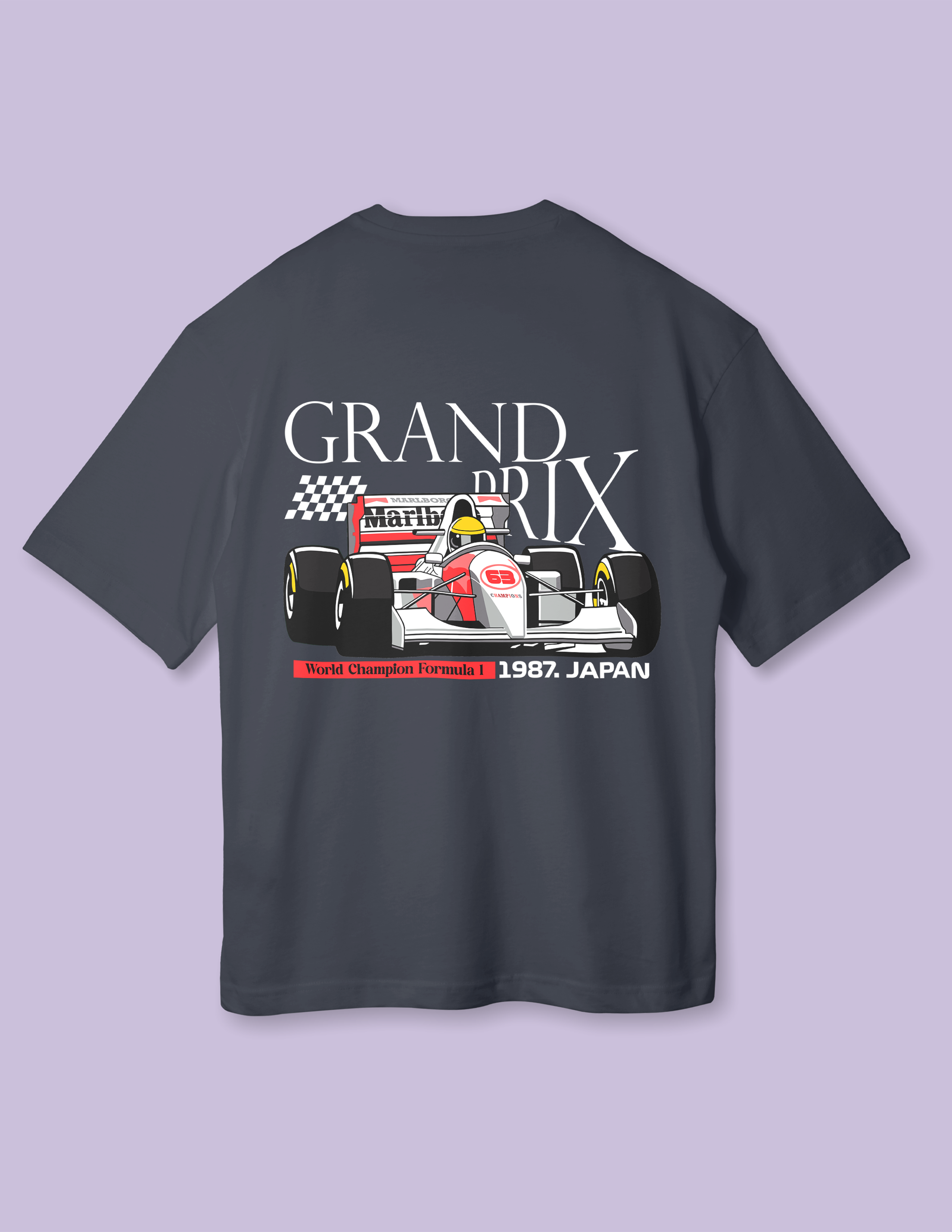 F1 Fanwear Casual Fit Oversized Grand Prix Tee