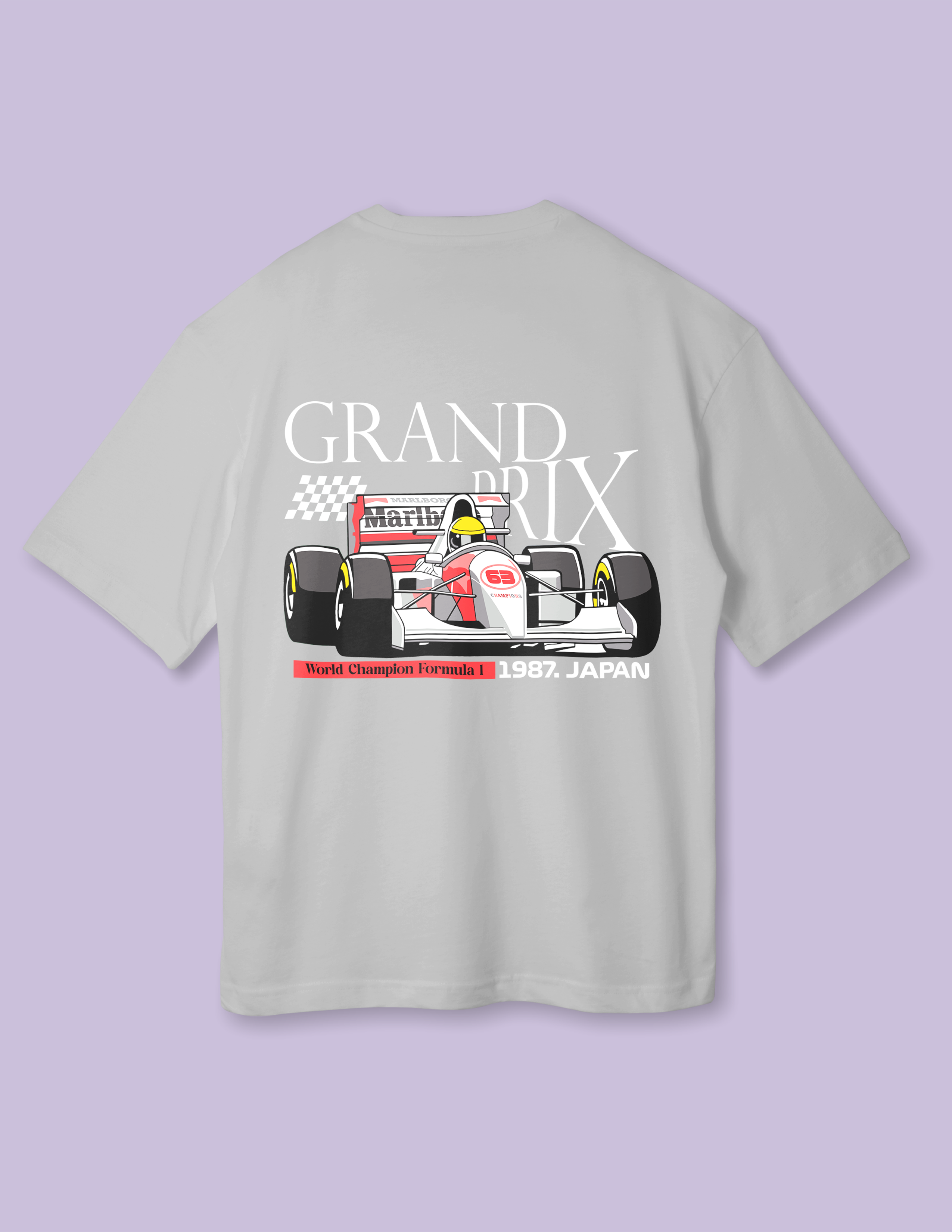 Trendy Racing Edition Grand prix Japan Drop Shoulder Tee