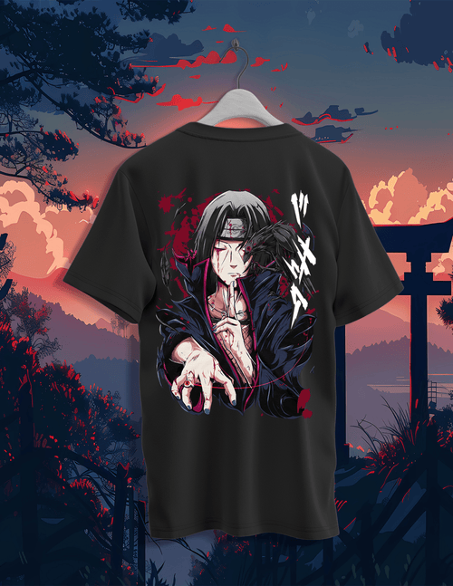 Itachi Uchiha Graphic Oversized T-Shirt