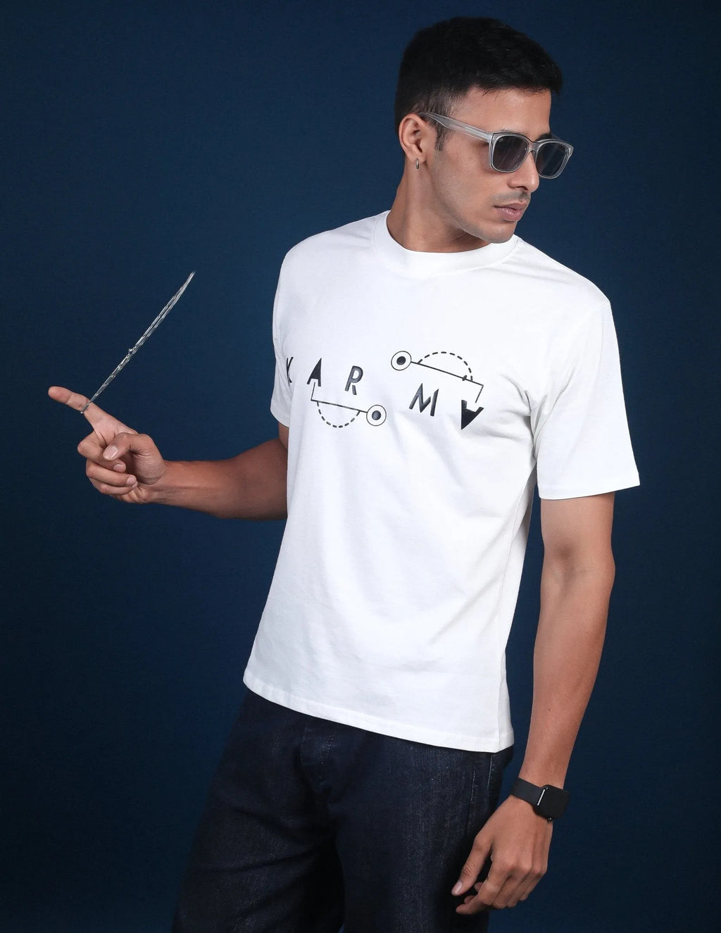 Karma Quote Oversized T-Shirt