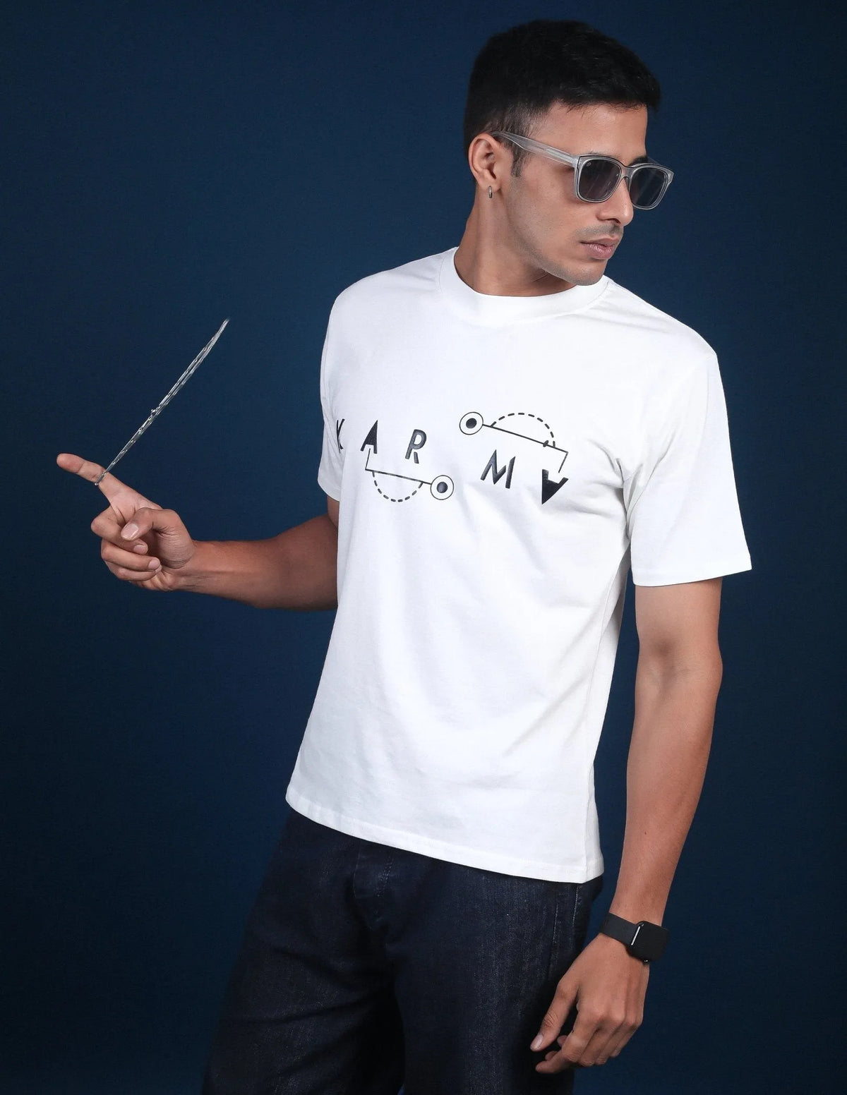 Karma Quote Oversized T-Shirt