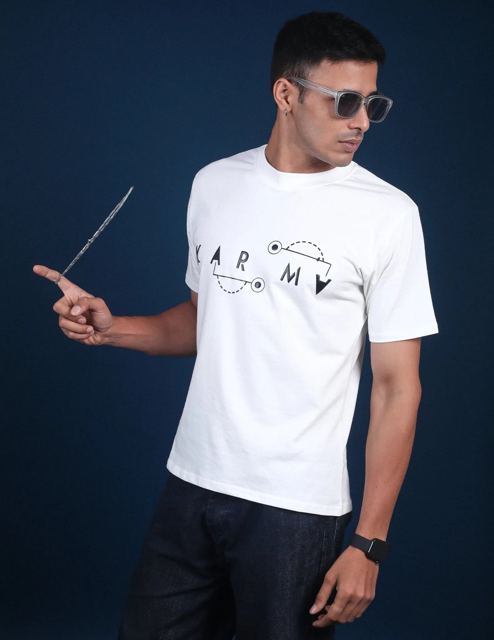 Karma Quote Oversized T-Shirt