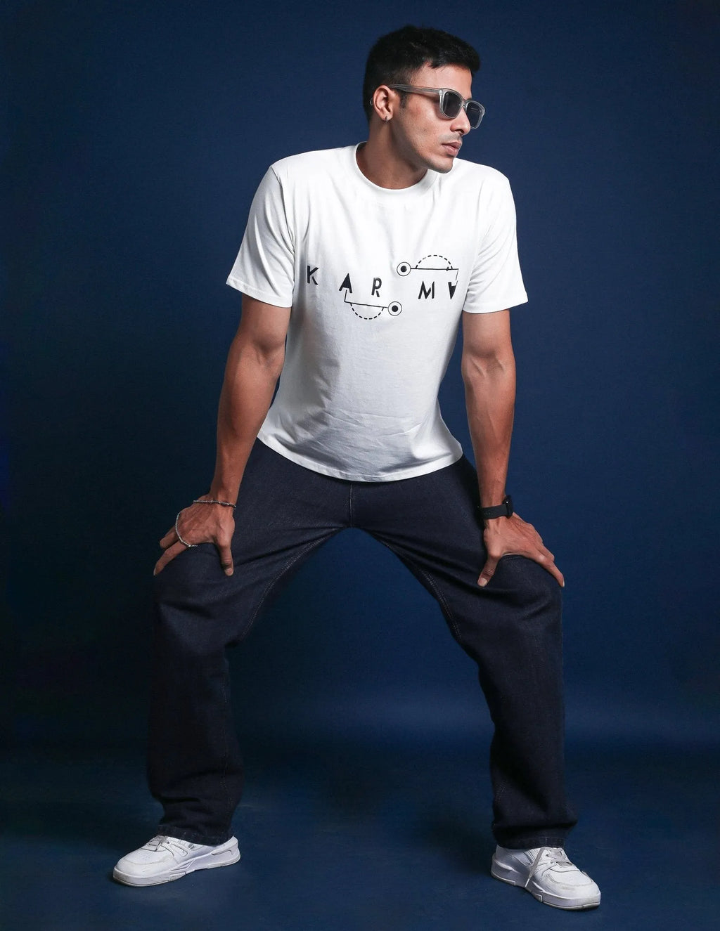 Bold Karma Graphic Oversized T-Shirt