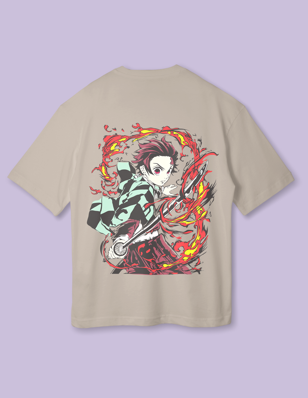 Premium Cotton Kimetsu Oversized T-Shirt