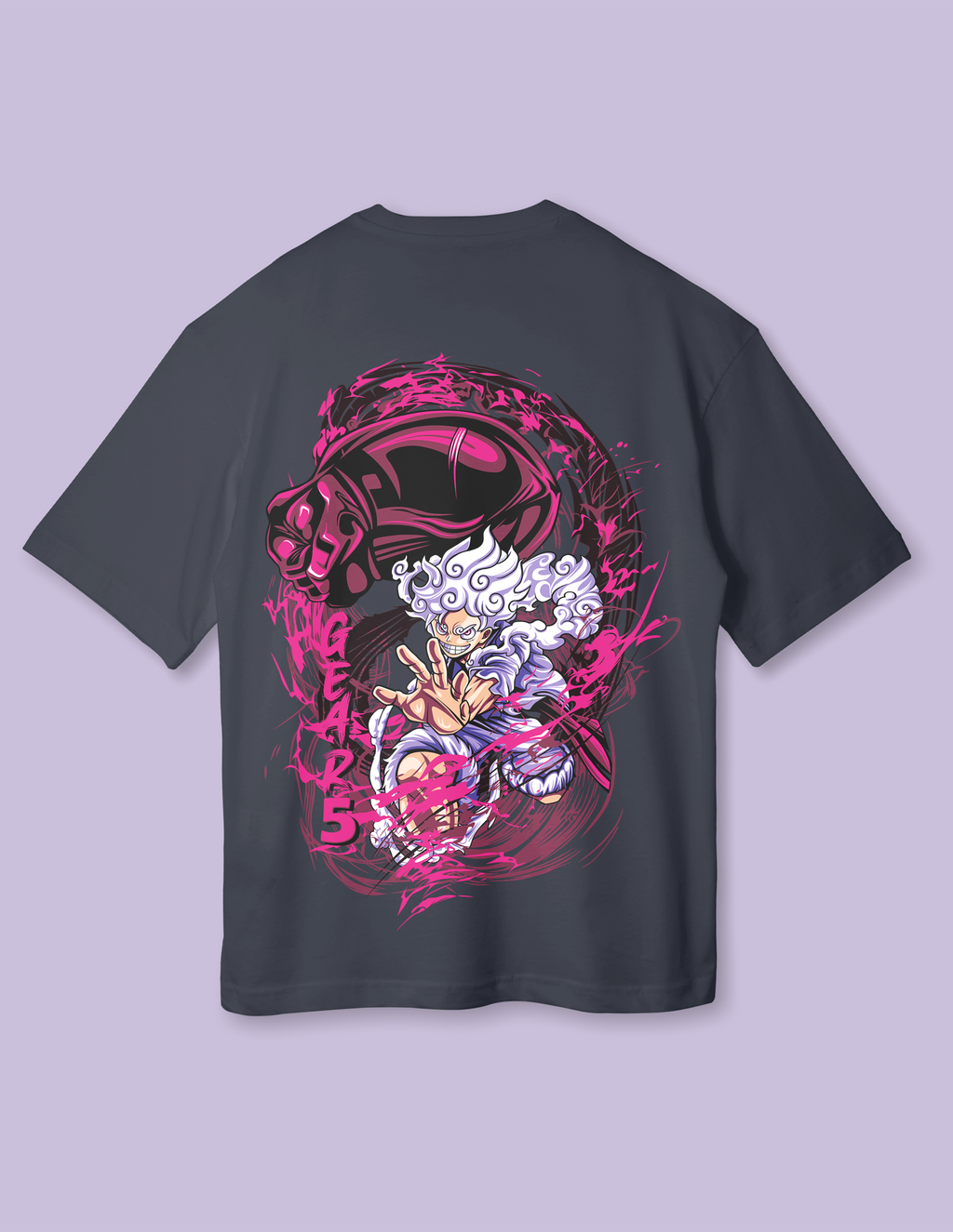 One Piece Anime Streetwear Luffy Oversized T-Shirt