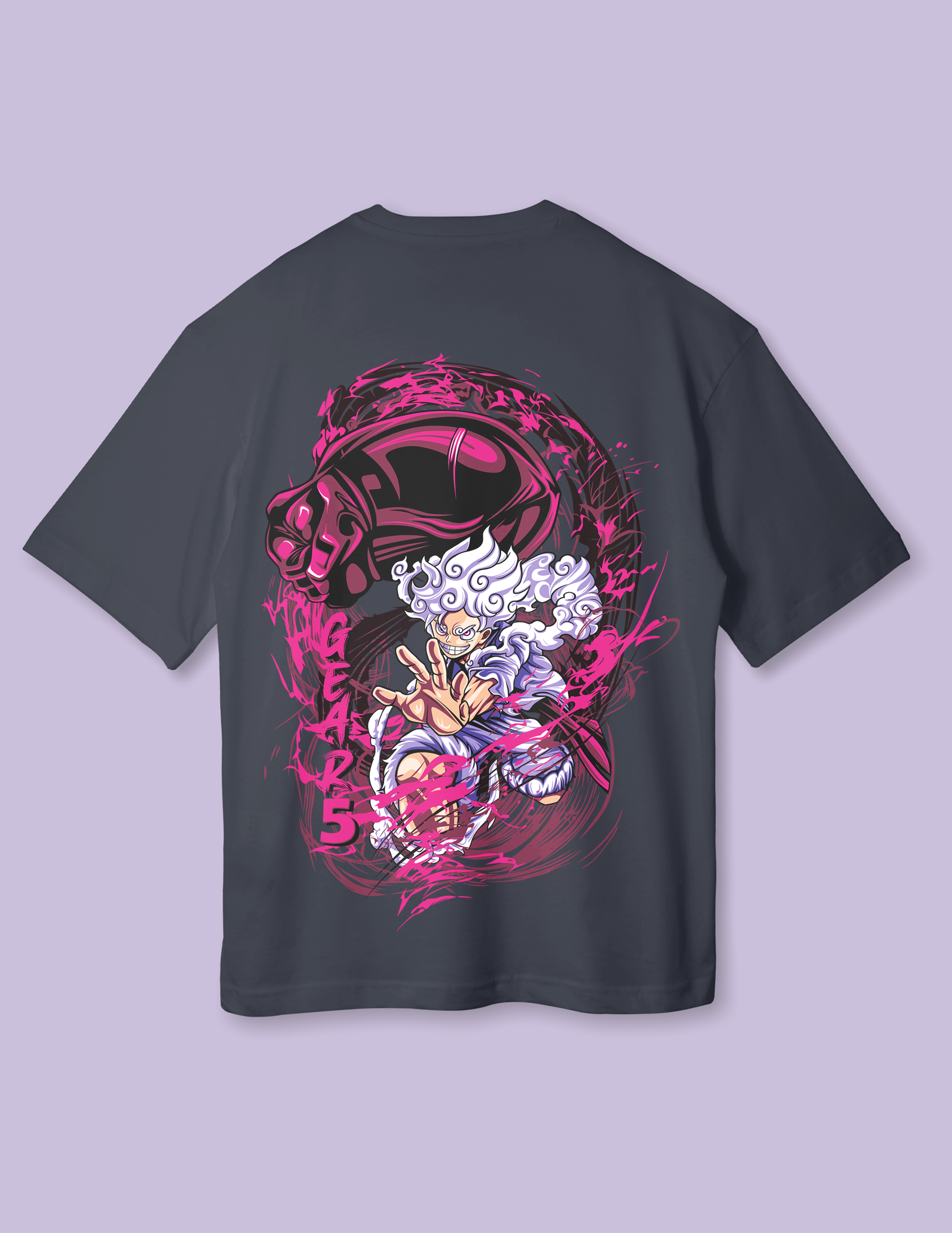One Piece Anime Streetwear Luffy Oversized T-Shirt