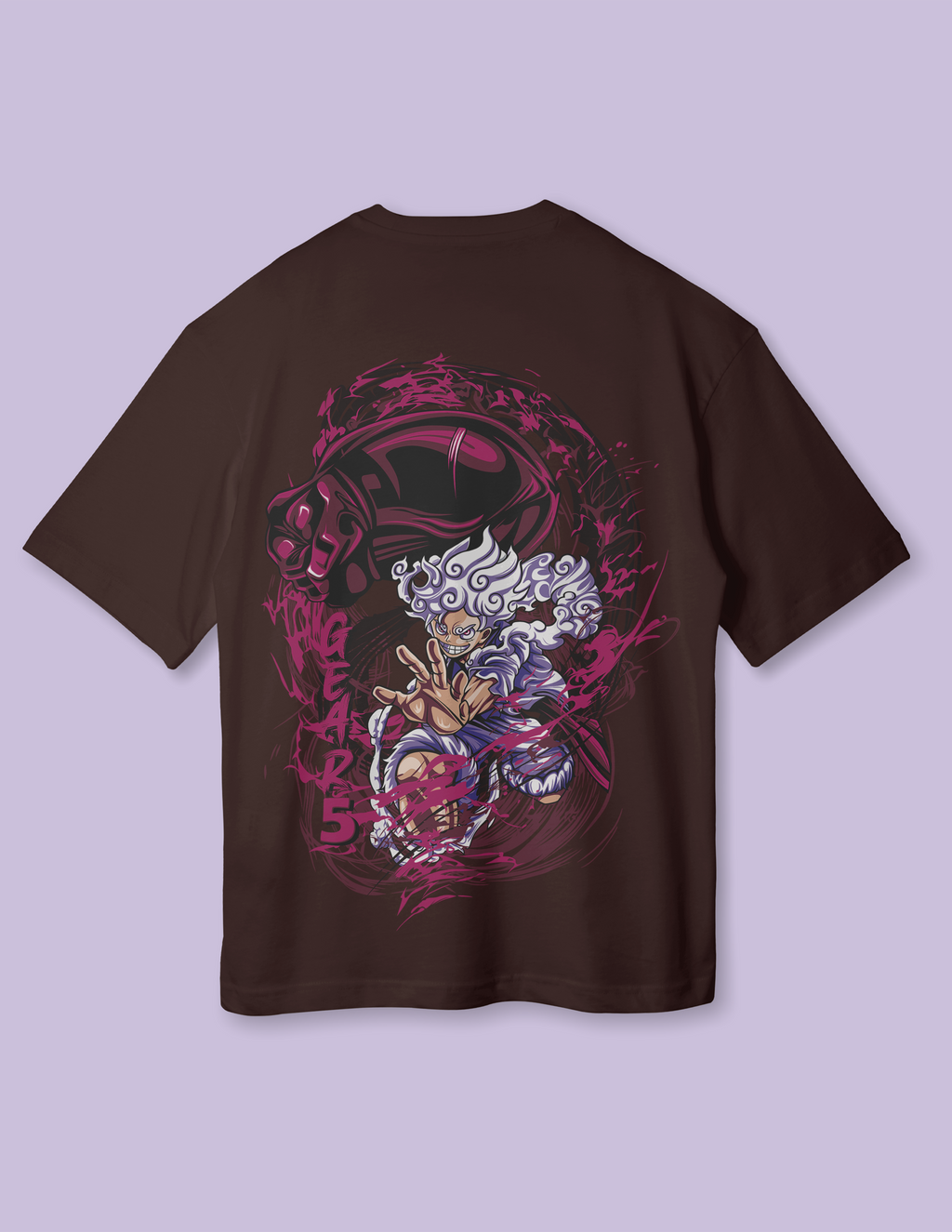 Luffy Gear Oversized T-Shirt- Trendy Anime Streetwear