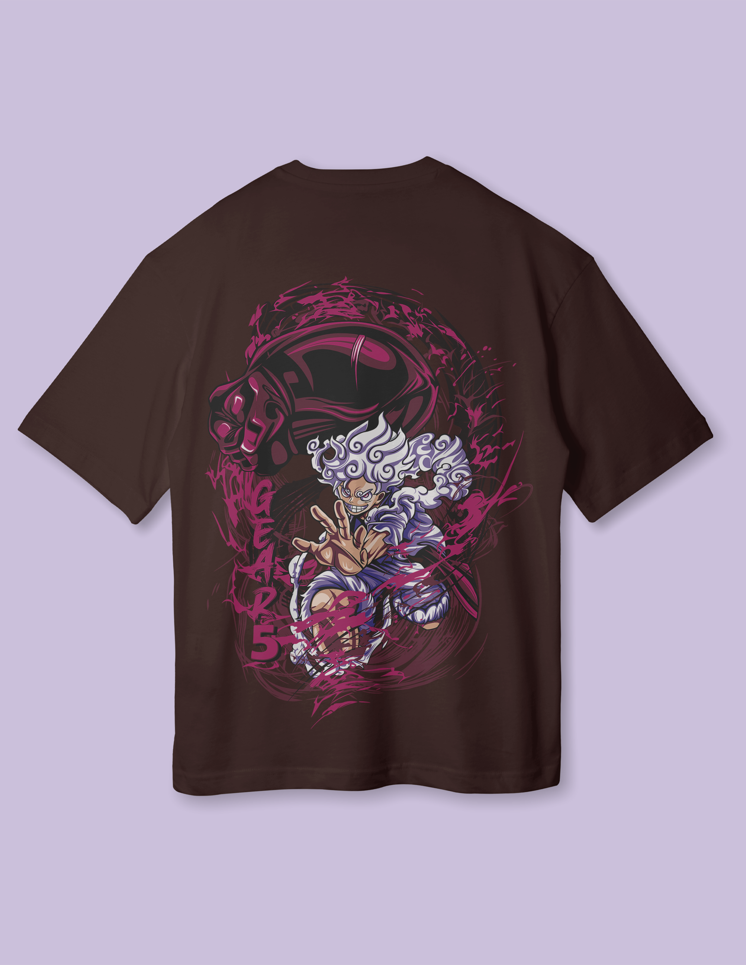 Luffy Gear Oversized T-Shirt- Trendy Anime Streetwear