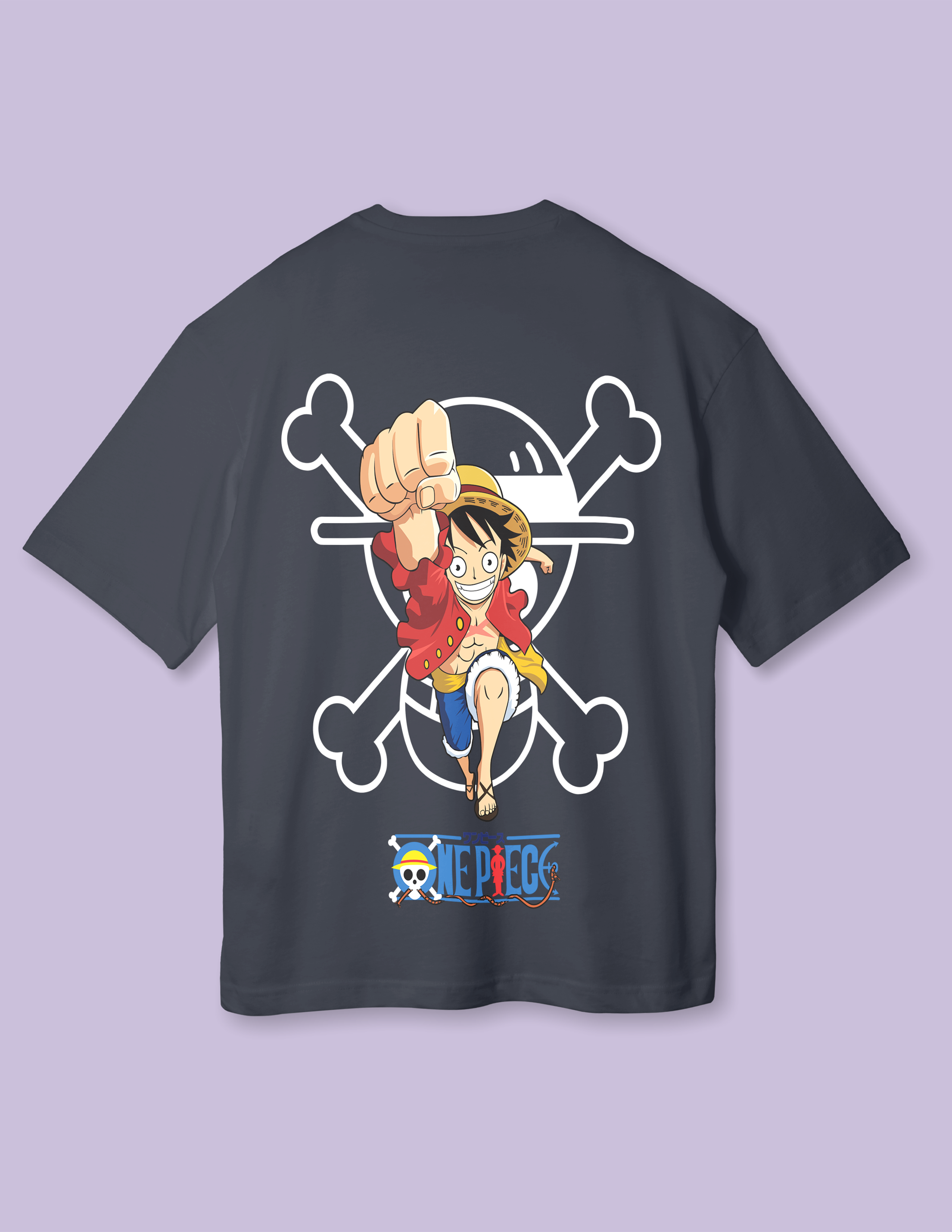 One Piece Luffy Oversized Anime Edition Tee