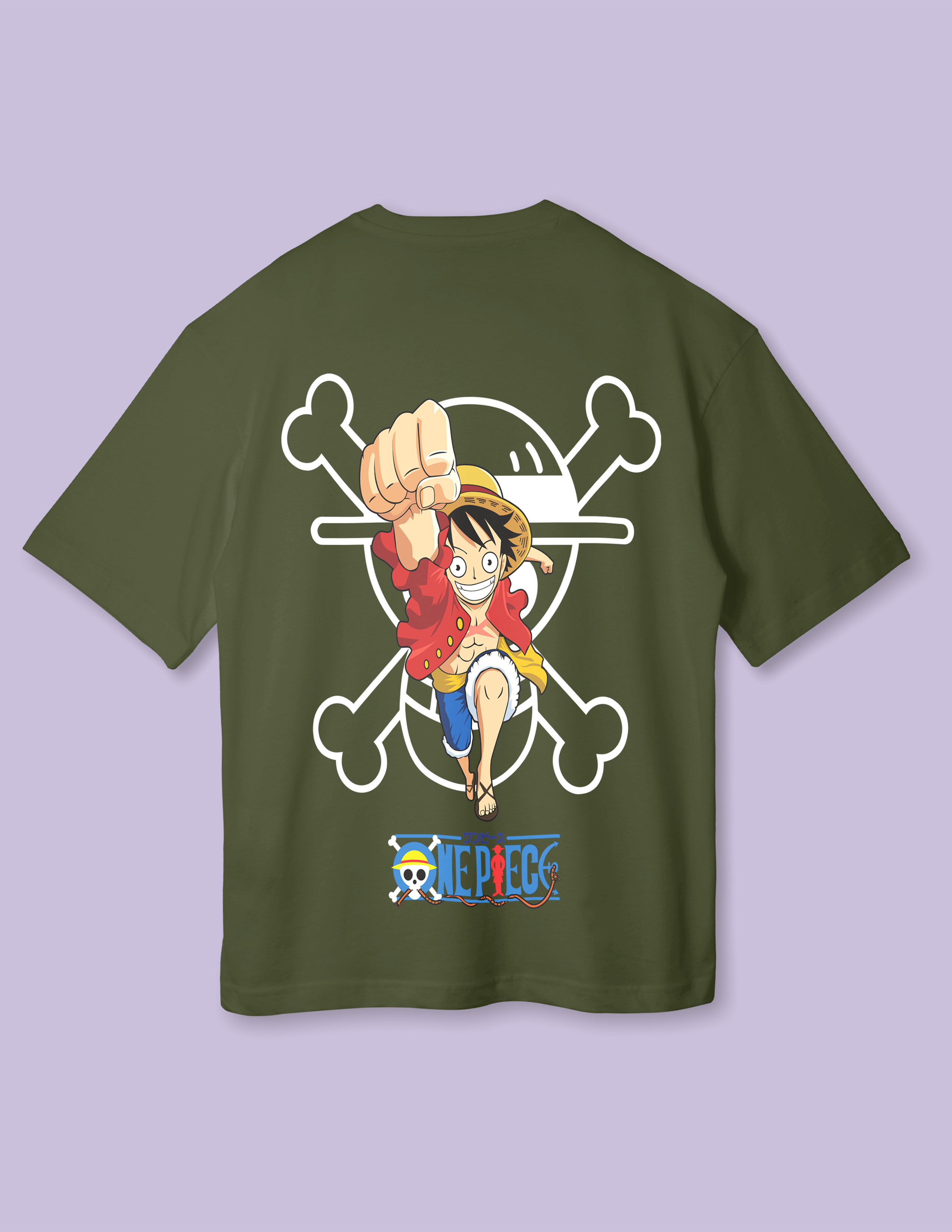 Oversized Luffy Anime T-Shirt