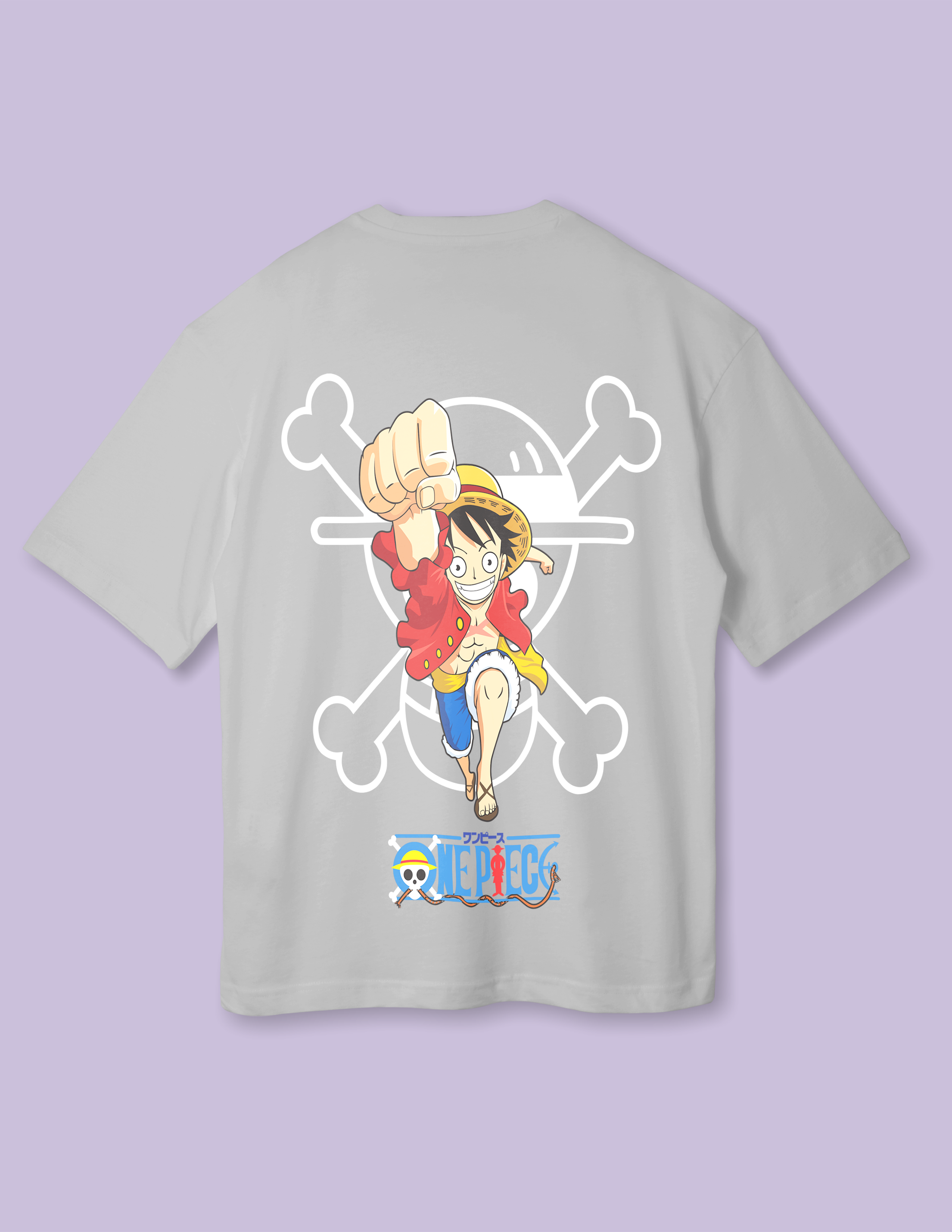 100% Premium Cotton Luffy Drop Shoulder Tee