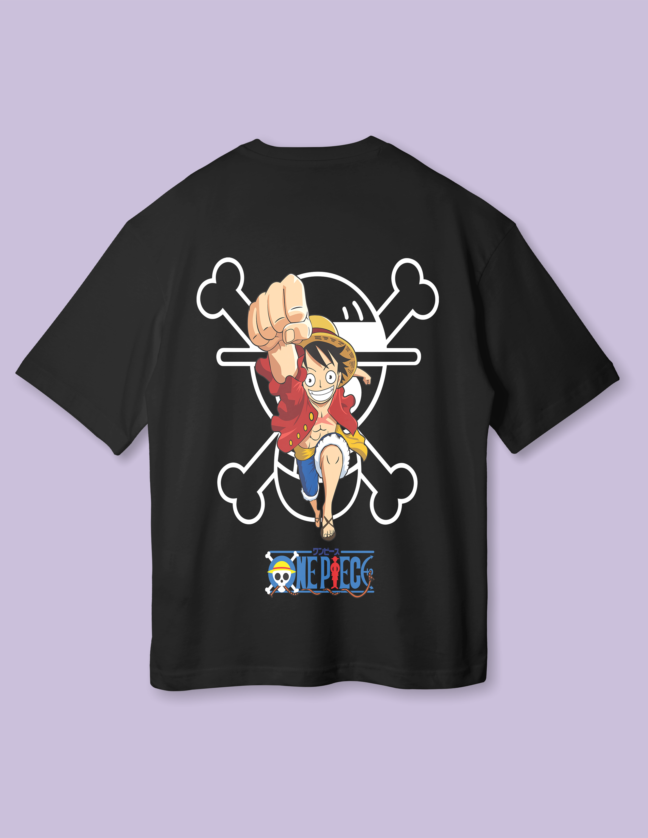 Luffy Oversized Streetwear Graphic T-Shirt