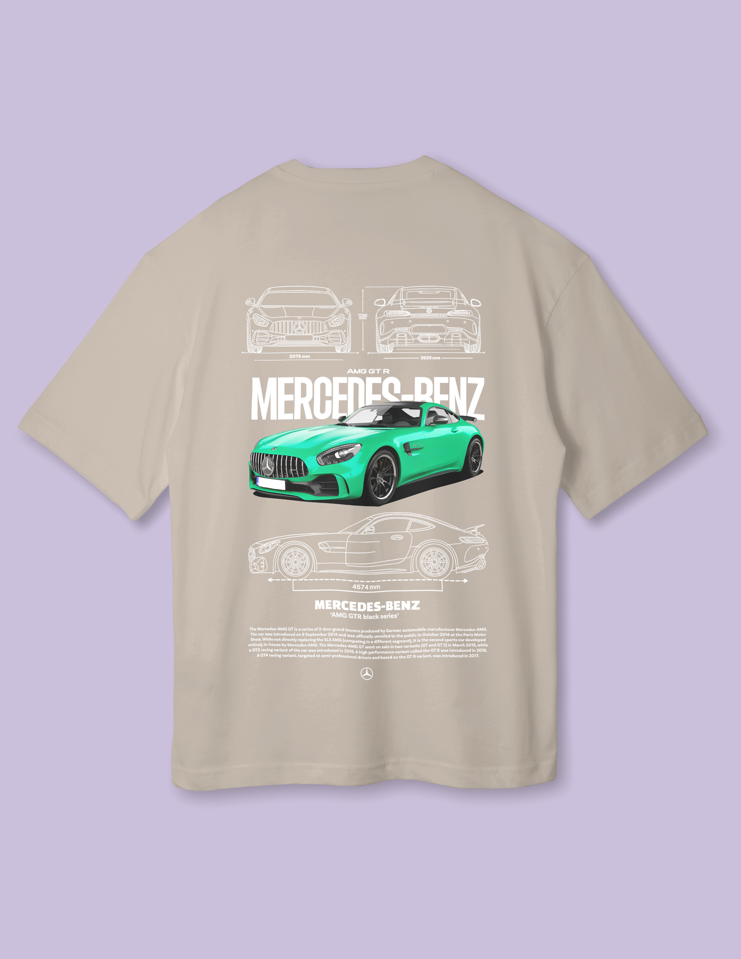 Mercedes Benz Motorsport Lifestyle wear Oversized T-Shirt
