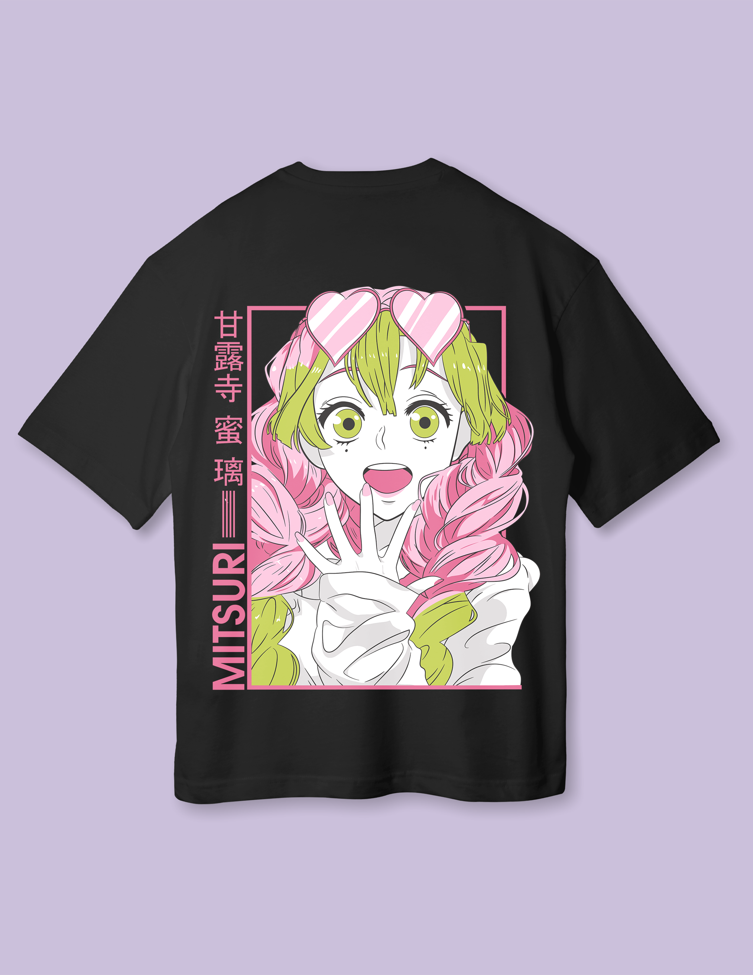 Unisex Oversized T-Shirt - Mitsuri (Love Hashira)
