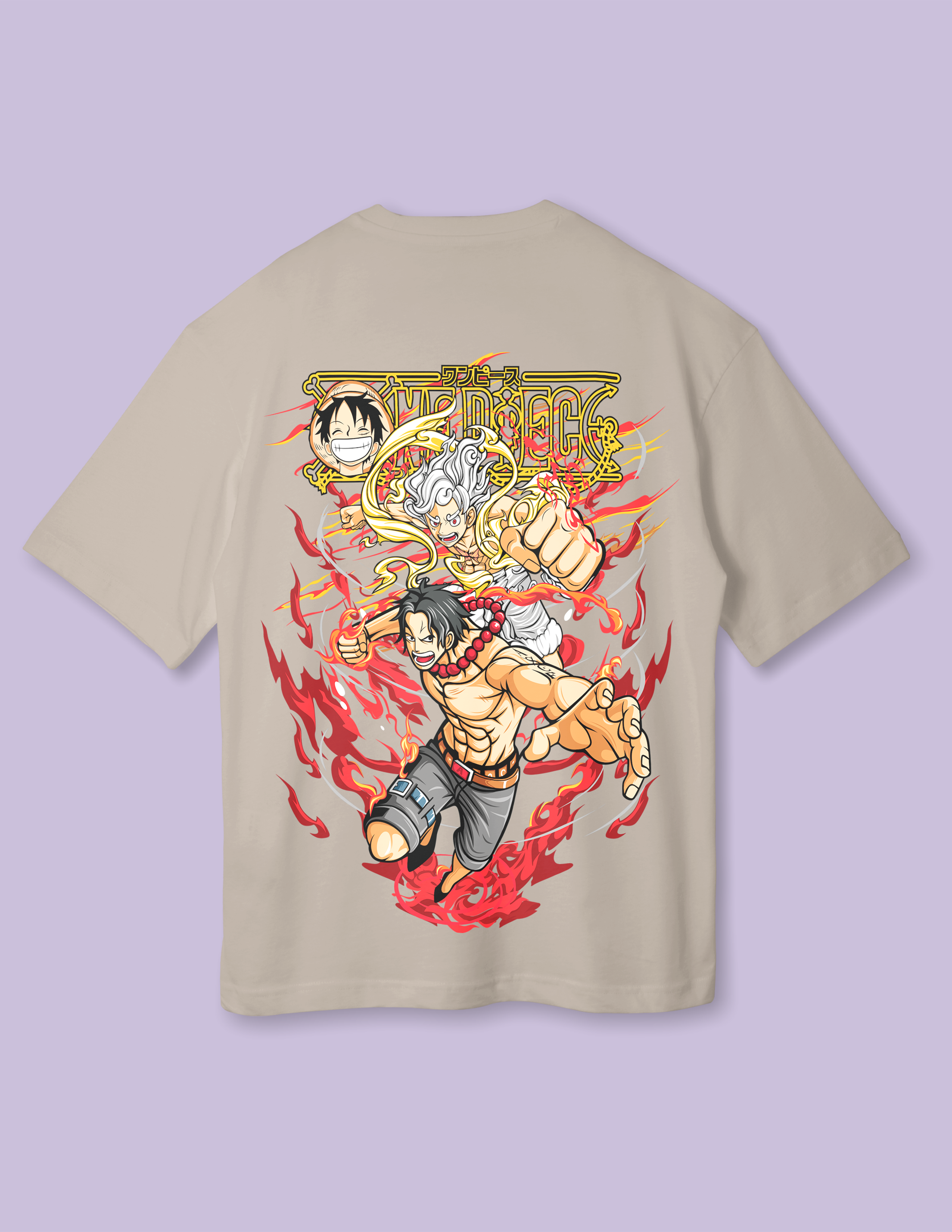 Cool Aime Fan Oversized T-Shirt - Monkey D Luffy