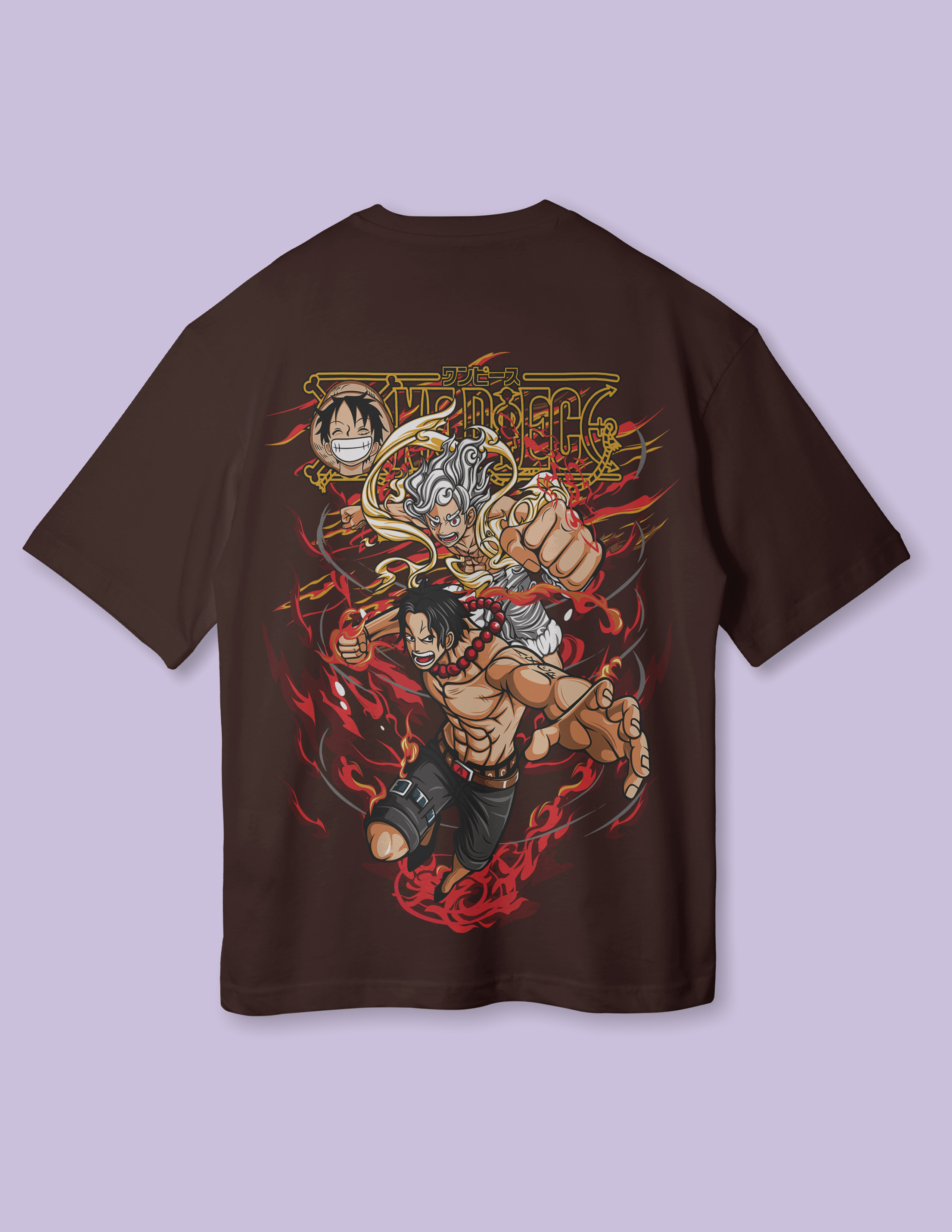 Anime Street Style Monkey D. Luffy Oversized Tee