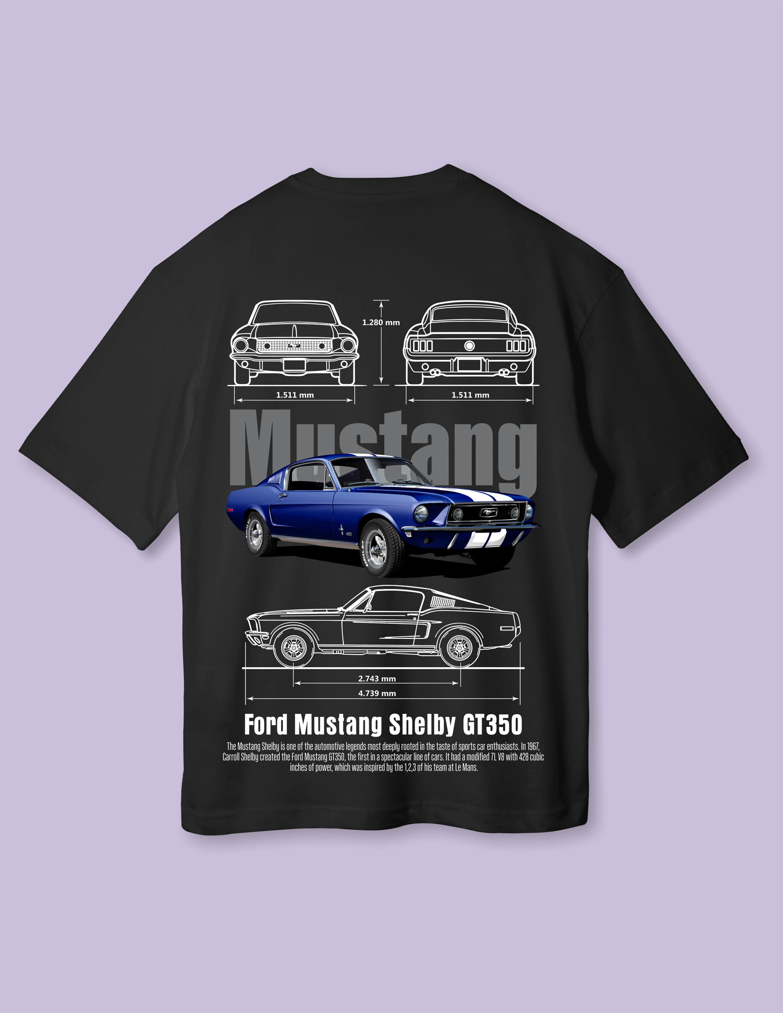 Ford Mustang Oversized T-Shirt