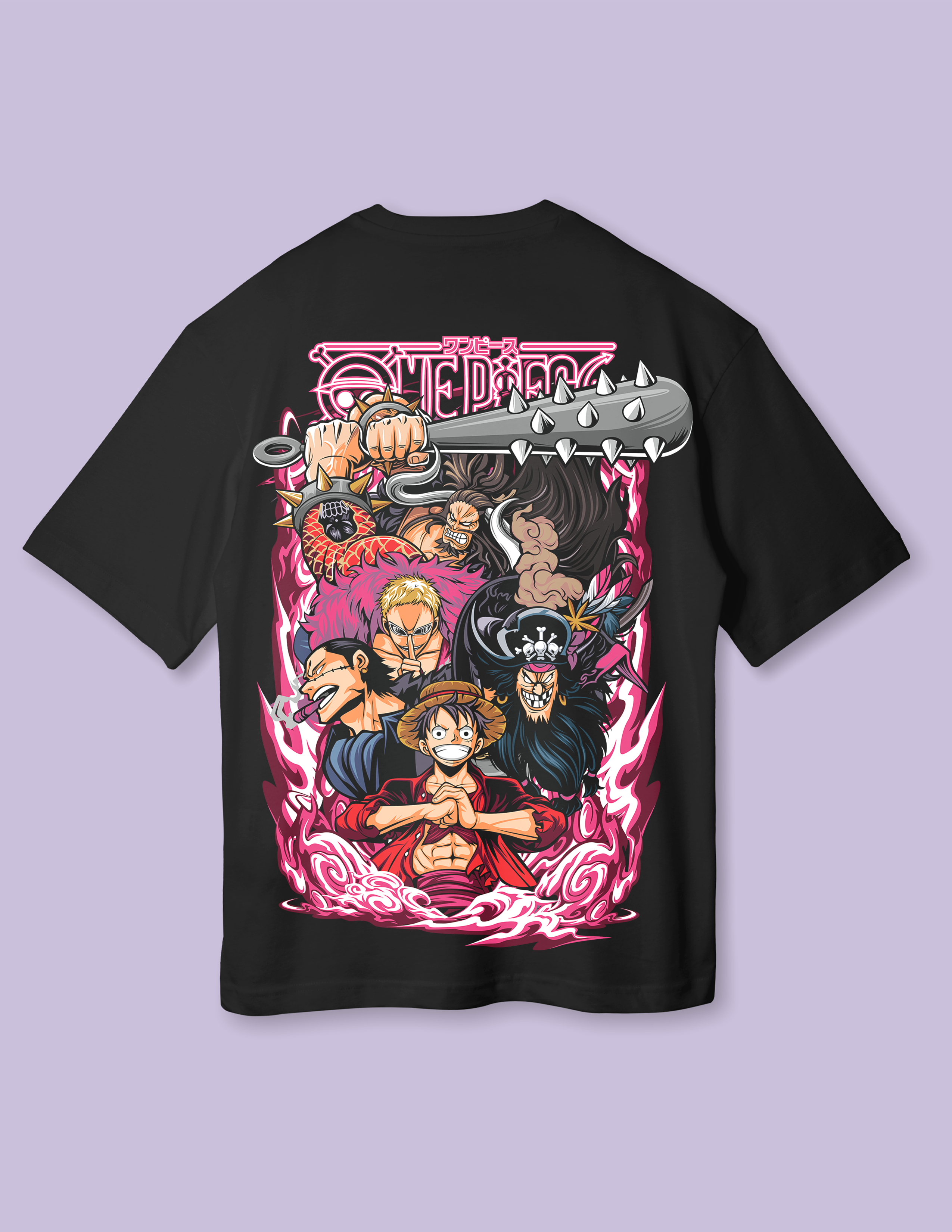 One Piece Luffy Drop Shoulder T-Shirt