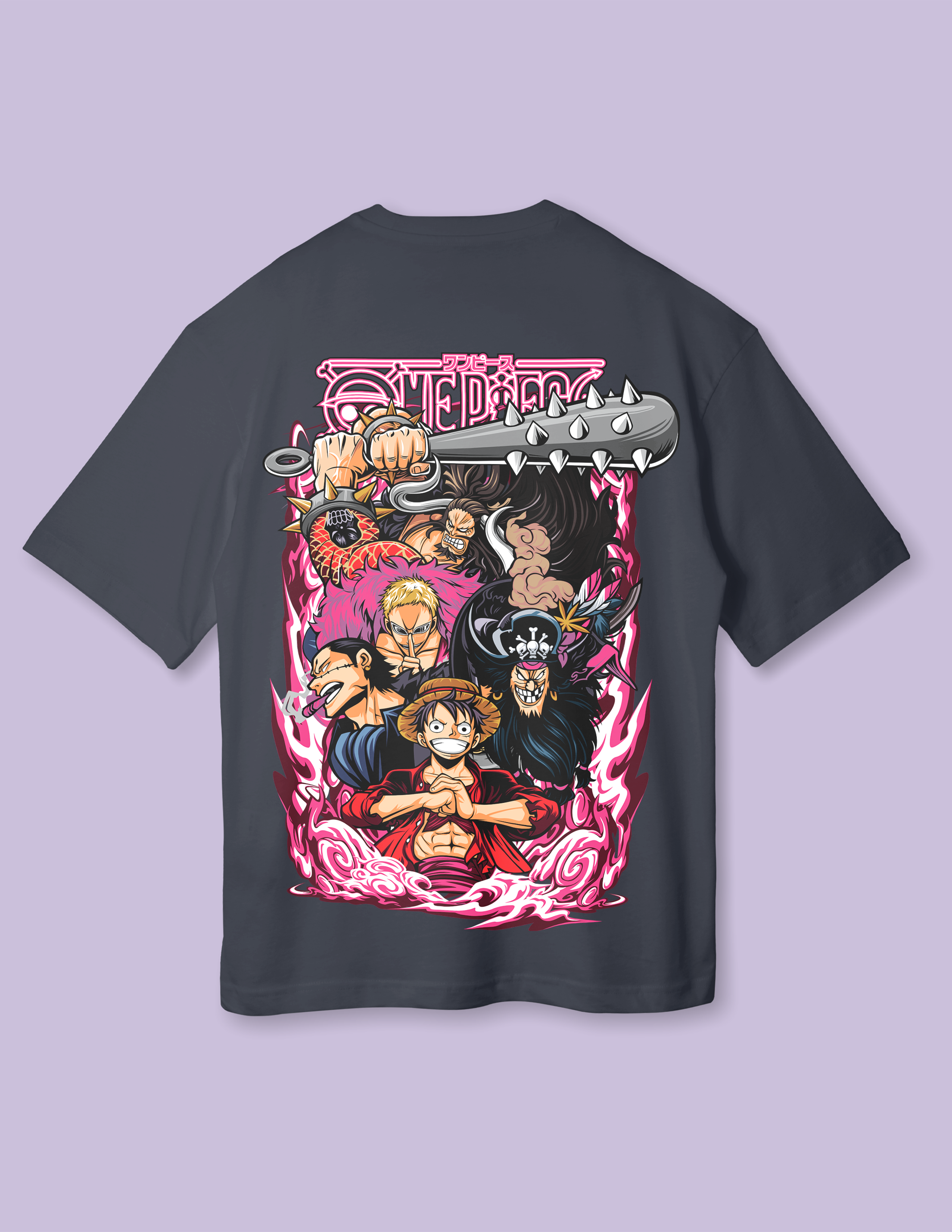 100% Cotton Luffy Print T-Shirt