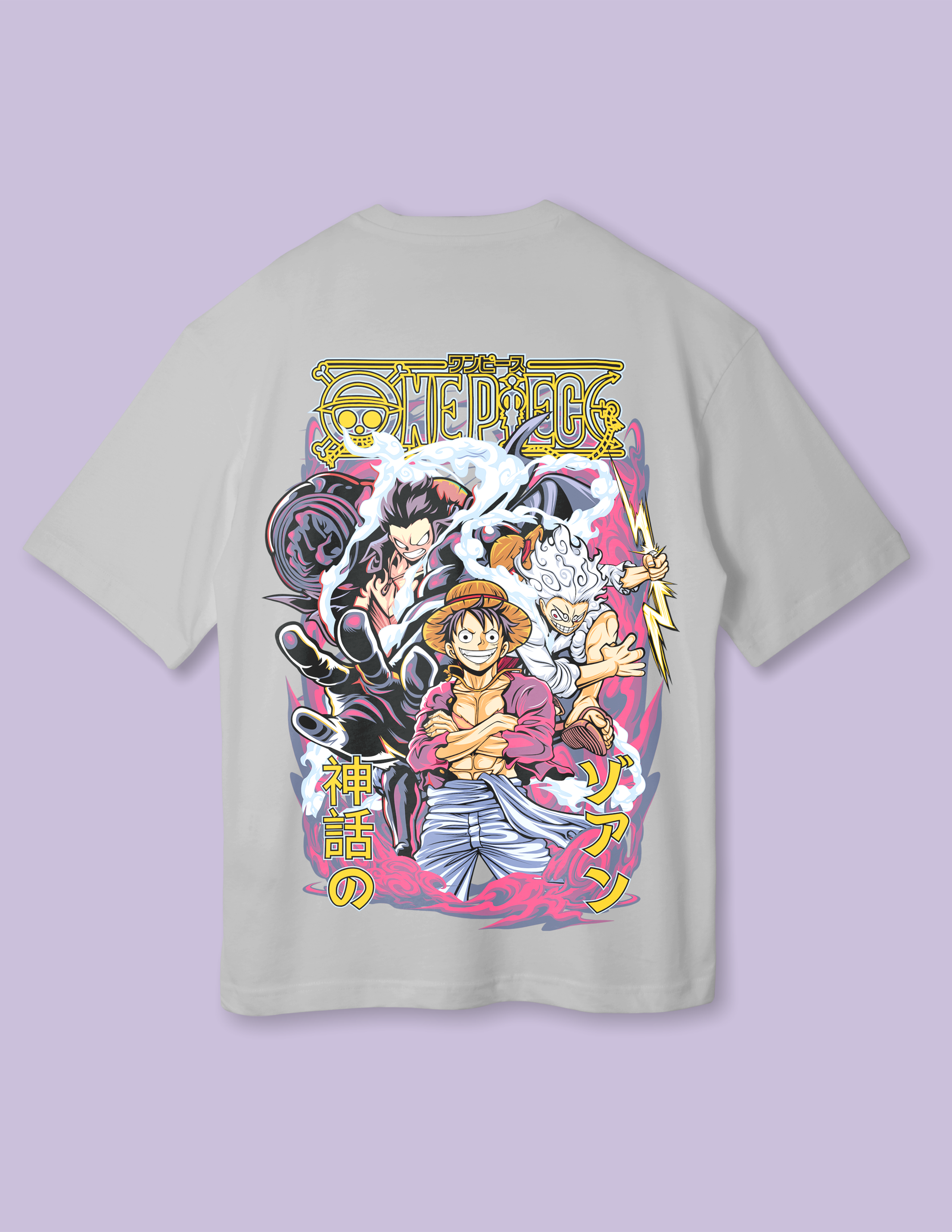 Luffy Gear 5 Oversized Manga T-Shirt