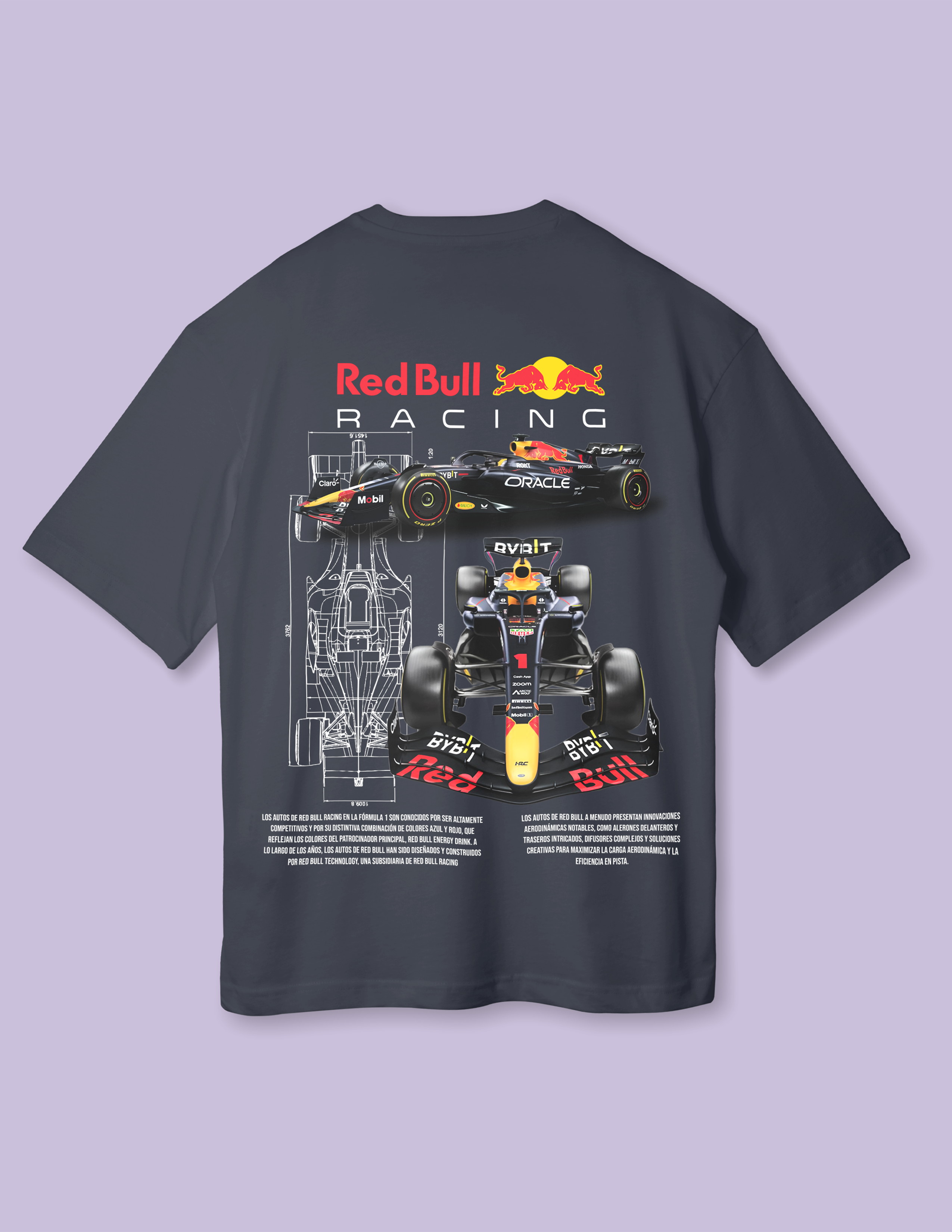 Red Bull Racing Graphic Oversized T-Shirt