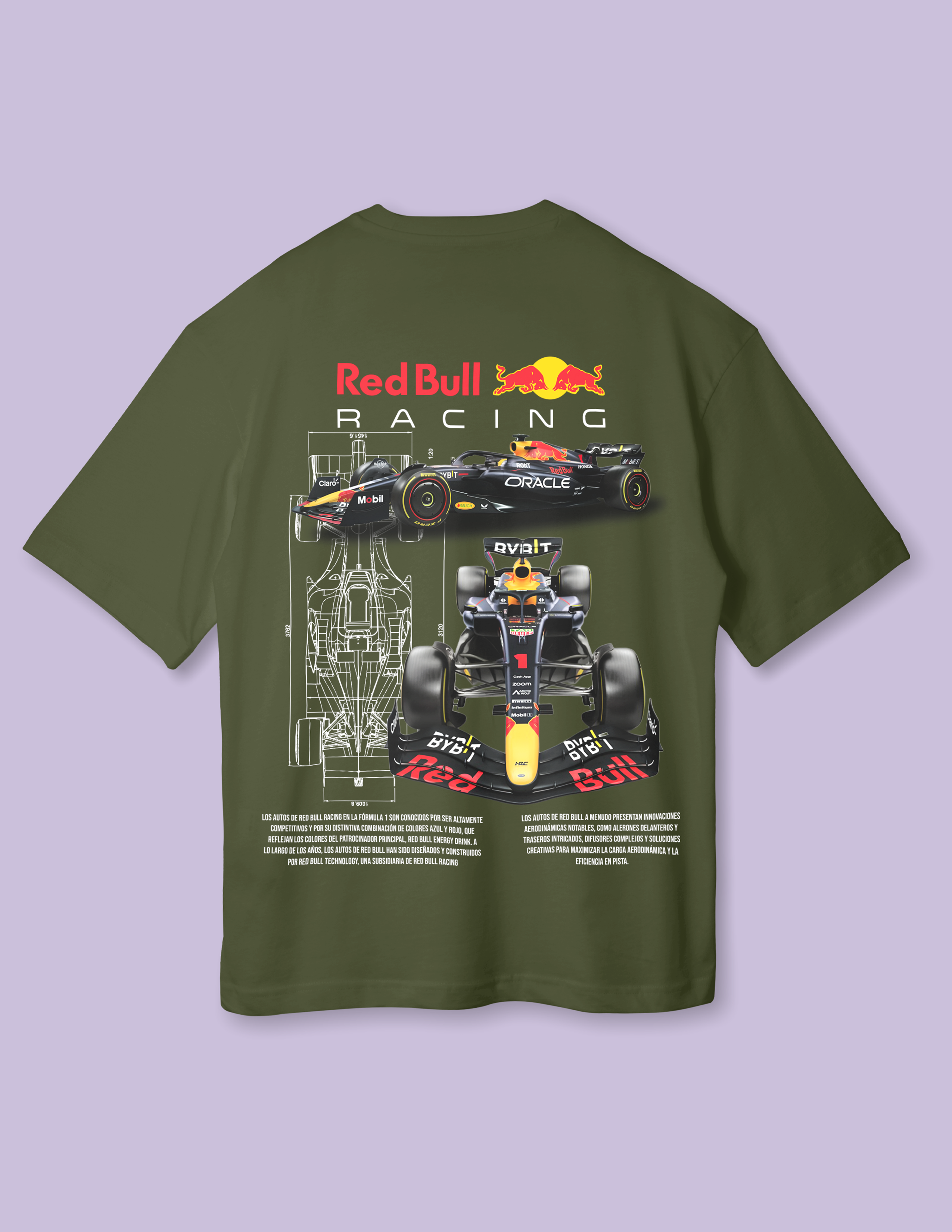 Urban Motorsport Vibe Red Bull Racing Oversized T-Shirt