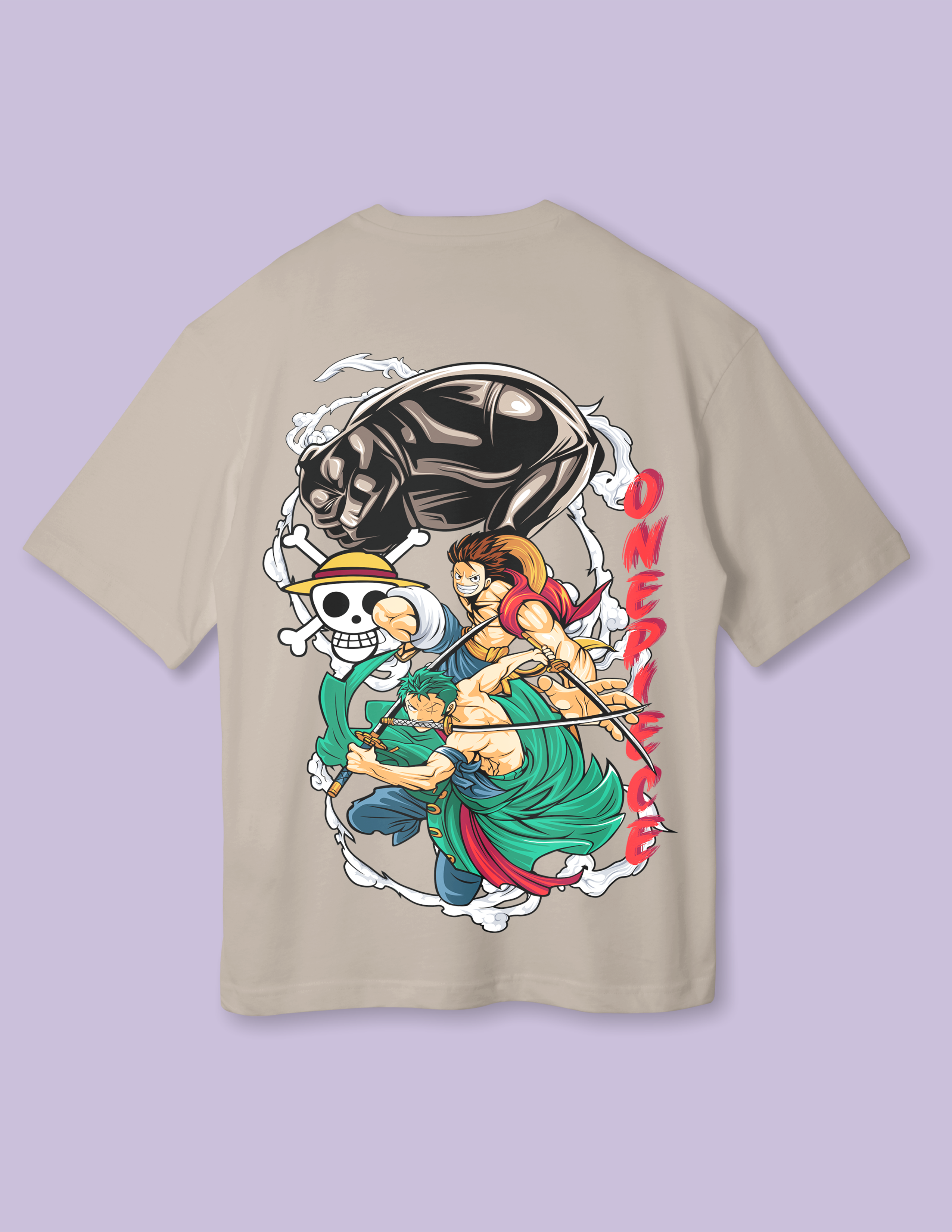 Roronoa Zoro Oversized Graphic T-Shirt- One Piece Edition