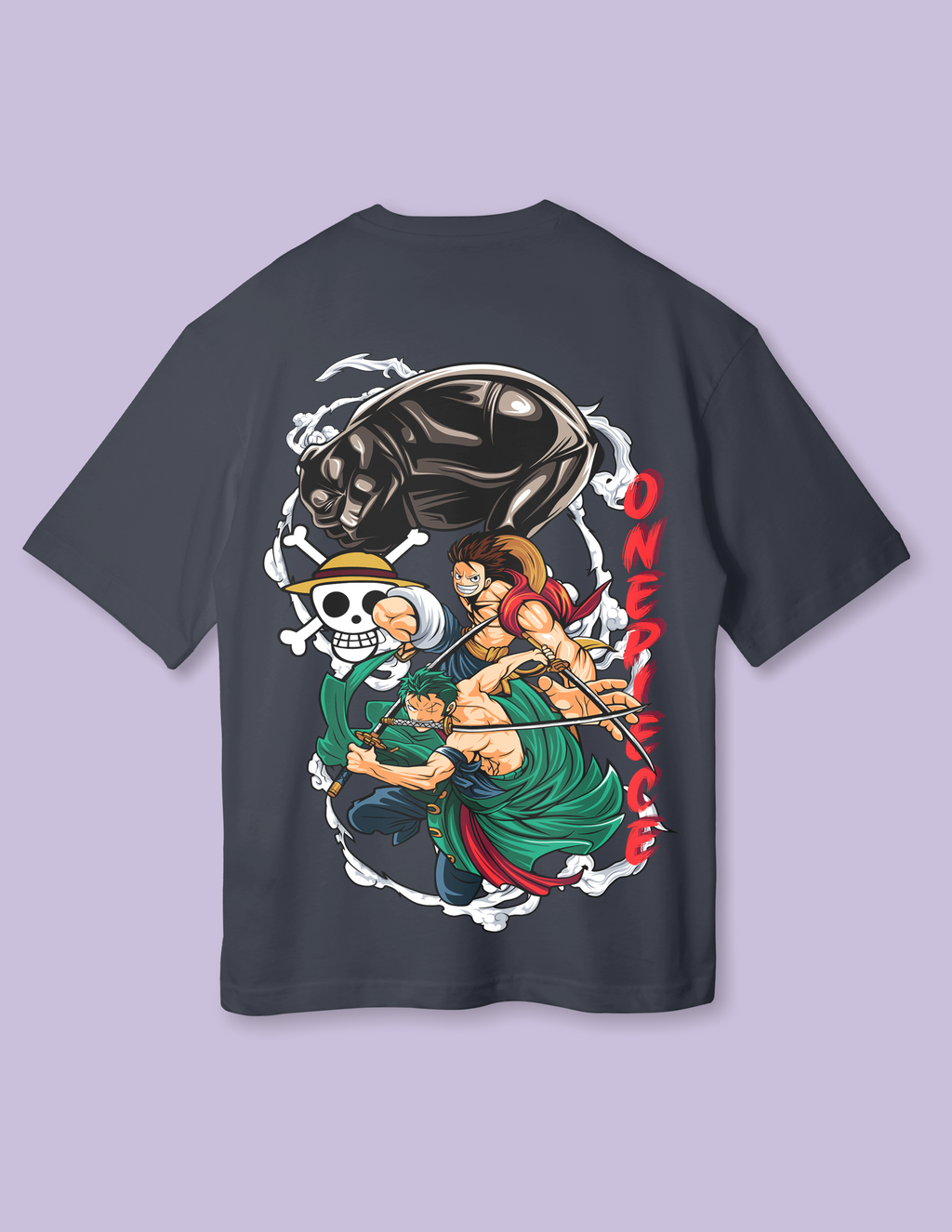 Three Swords Style Graphic Roronoa Oversized T-Shirt