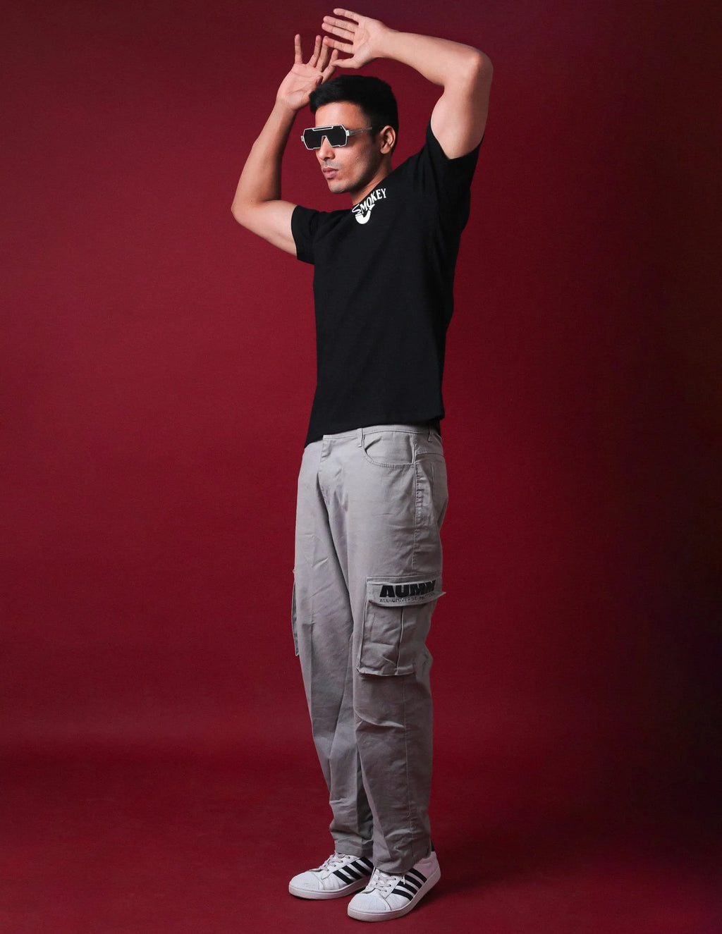 Smokey Relaxed Fit Cotton Oversized T-Shirt