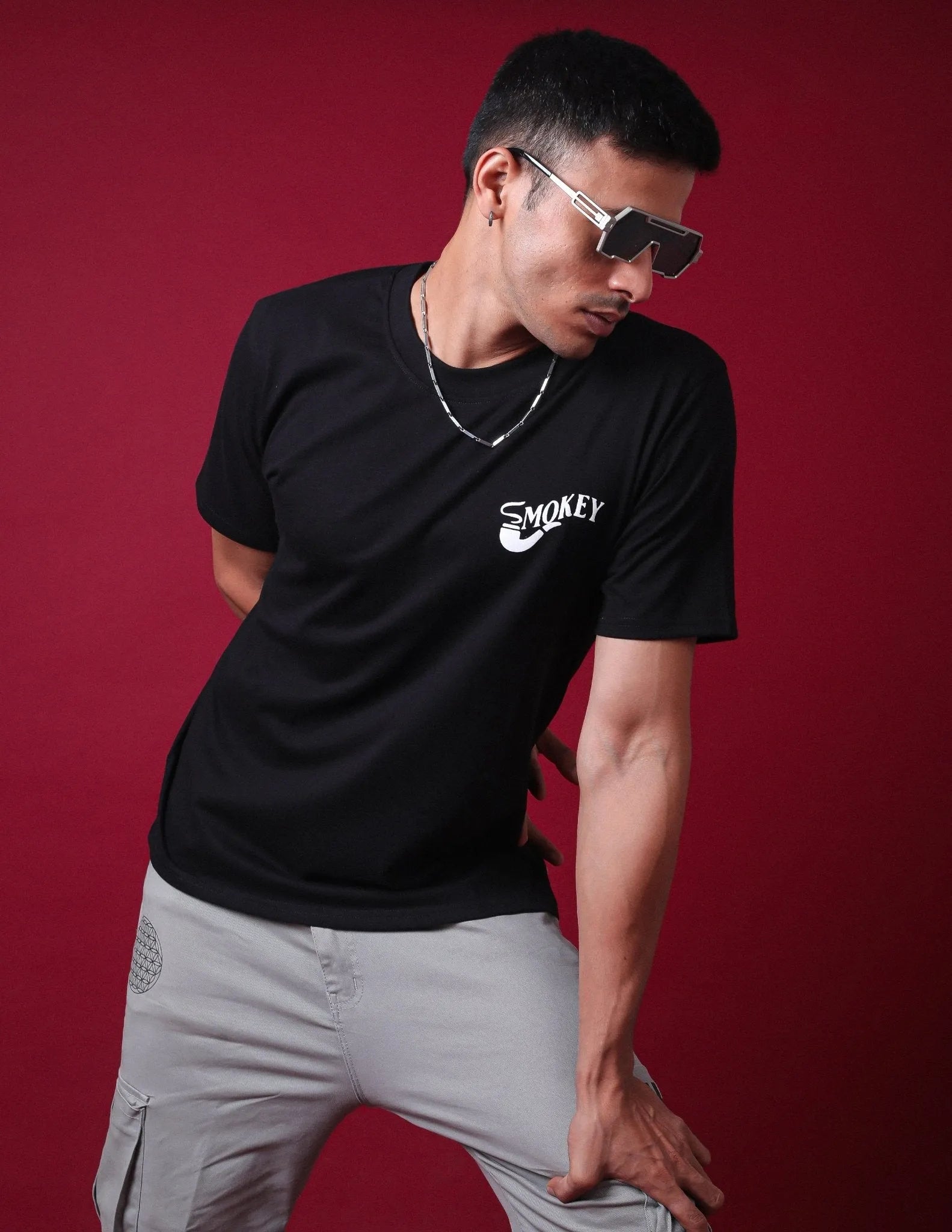 Smokey Classic Premium Cotton Oversized T-Shirt