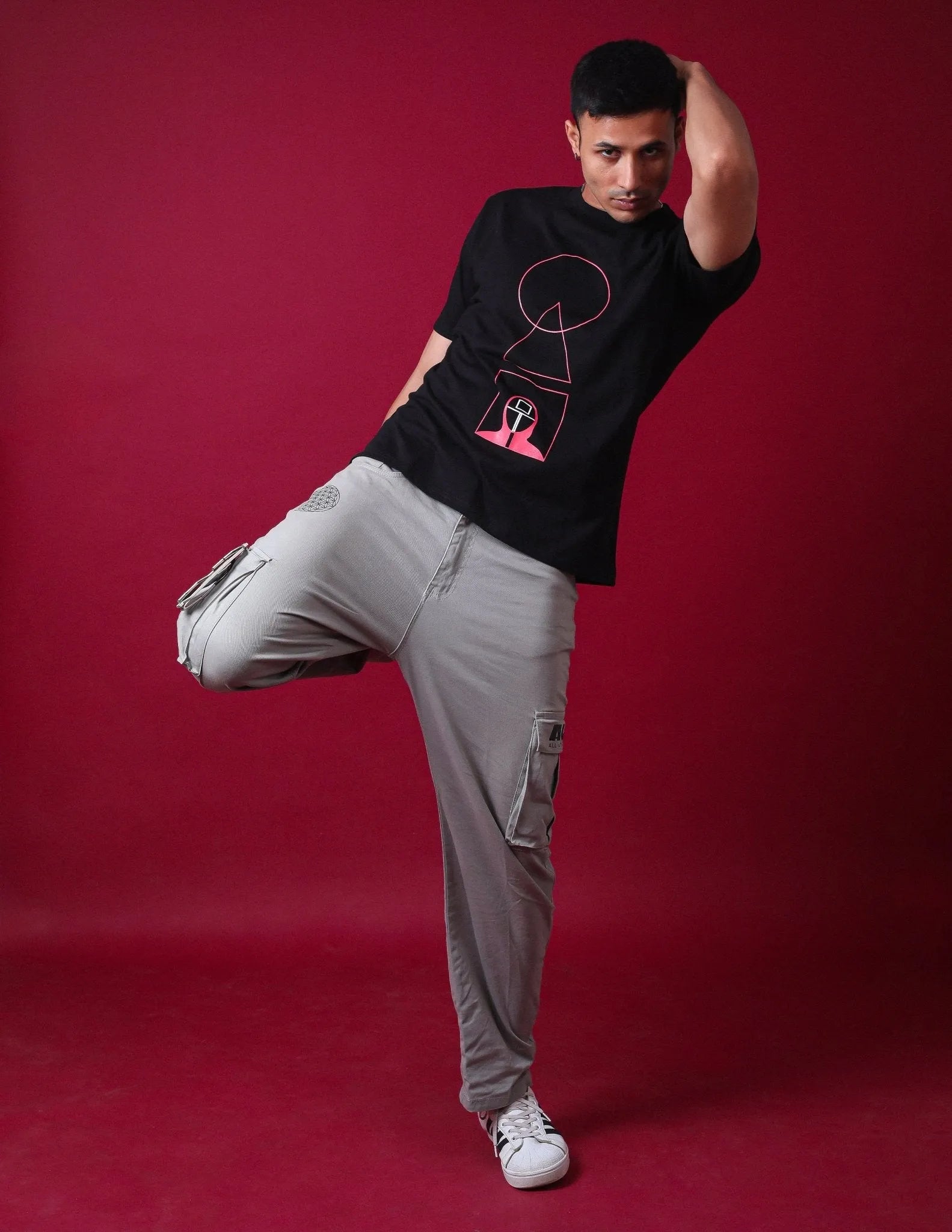 Squid Game Player Number Graphic Oversized T-Shirt