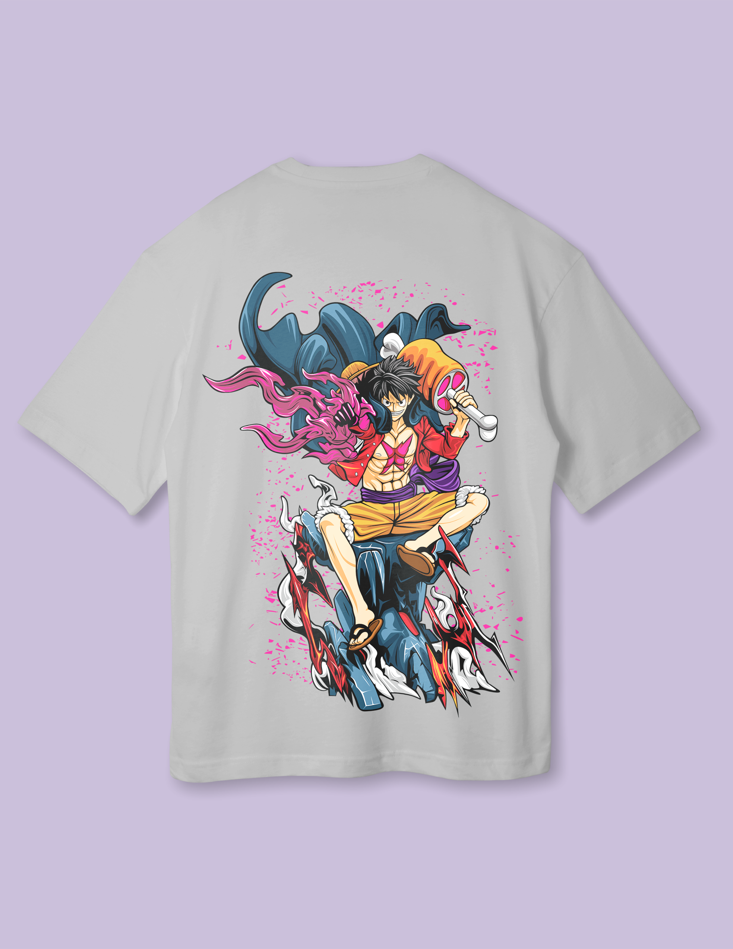 Trendy Streetwear Fashion Ukato Print Oversized Tee
