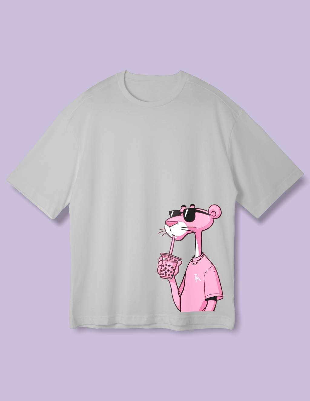 Pink Panther Oversized Graphic Tee