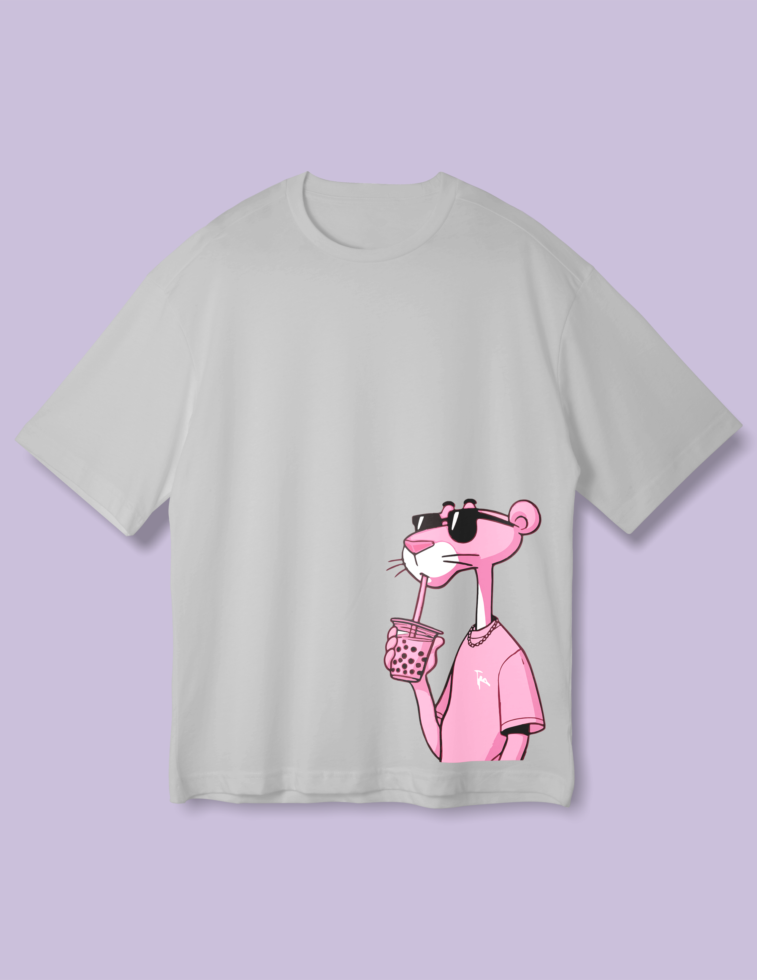Pink Panther Oversized Graphic Tee