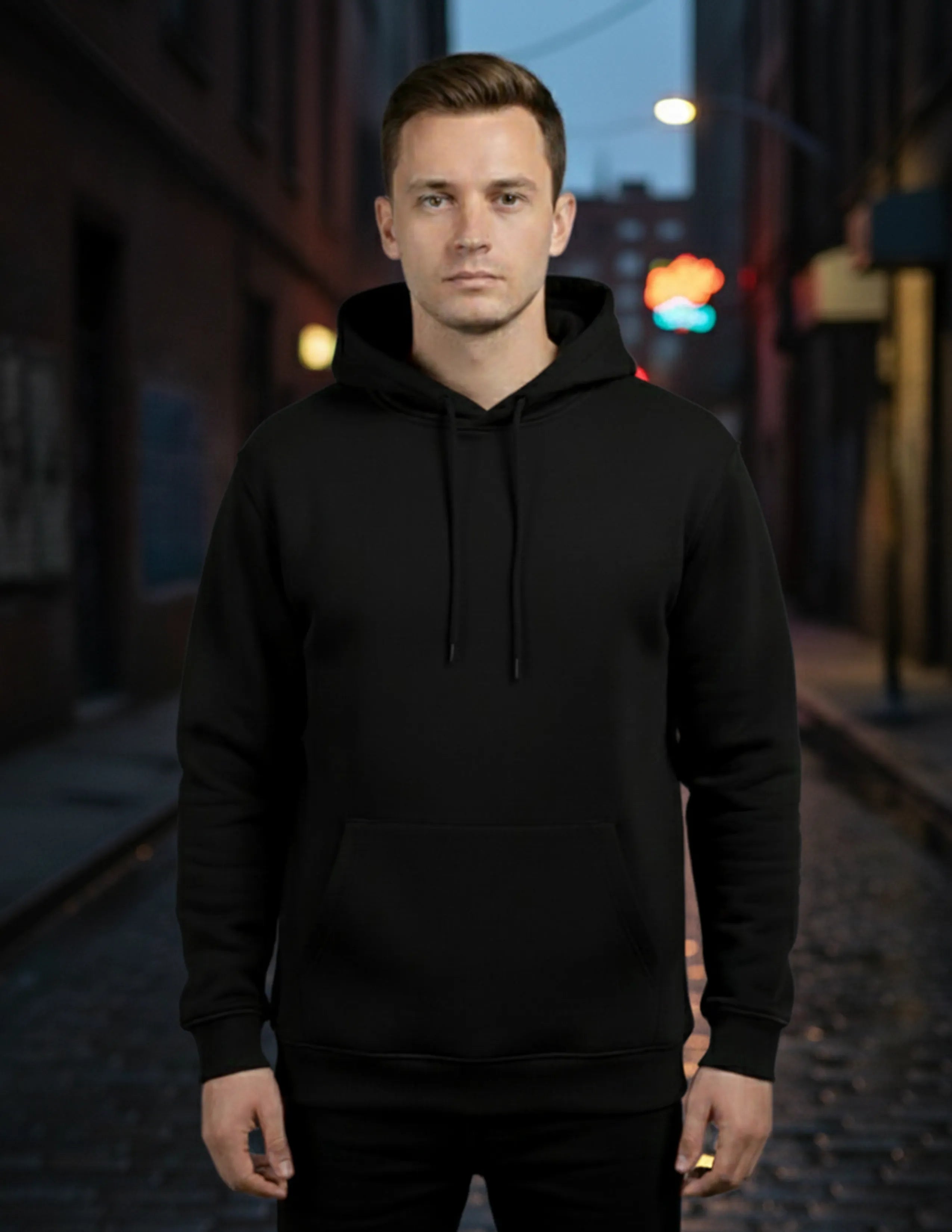 Spider Printed Oversized Hoodie