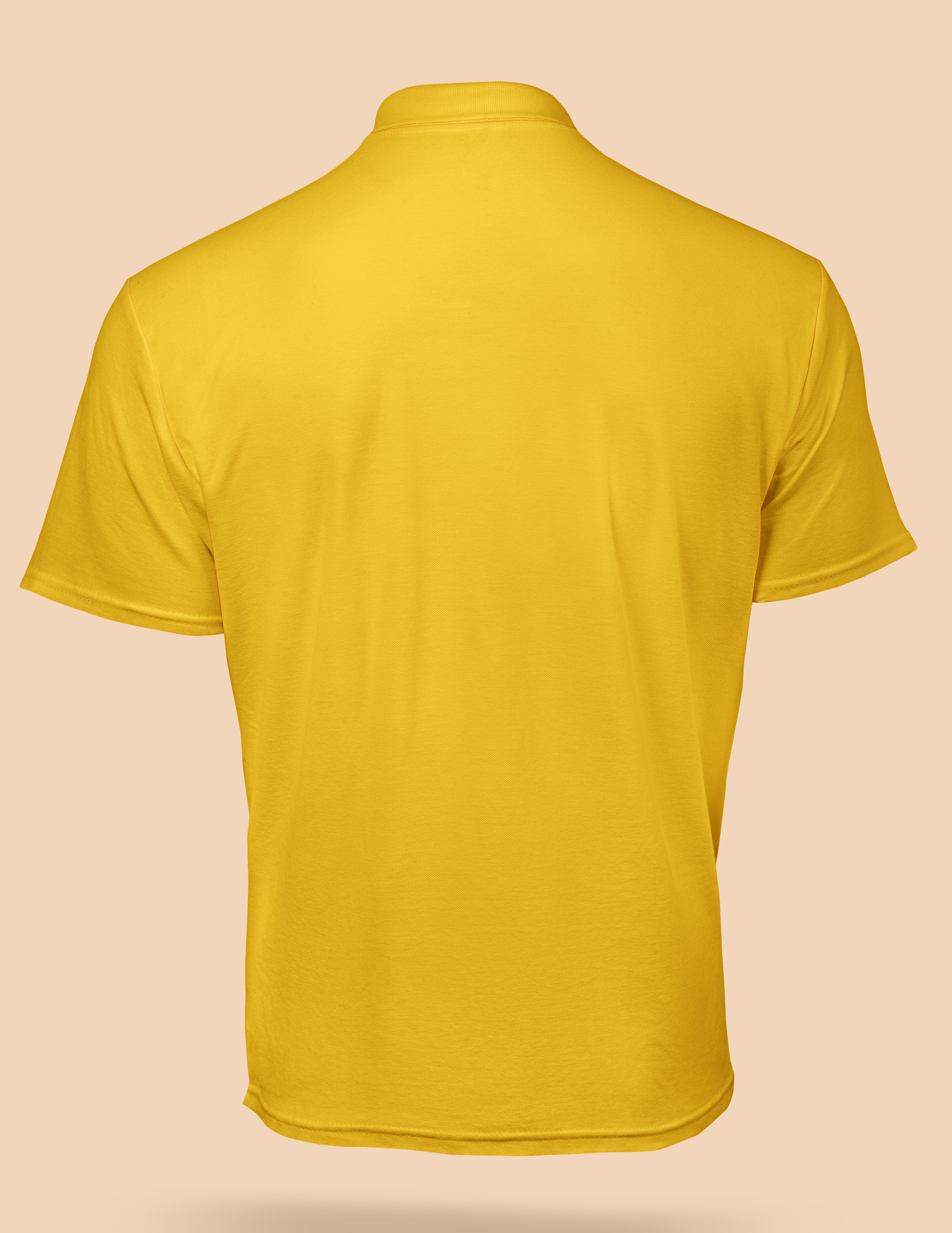 Soft And Breathable Cotton Polo T-Shirt Back